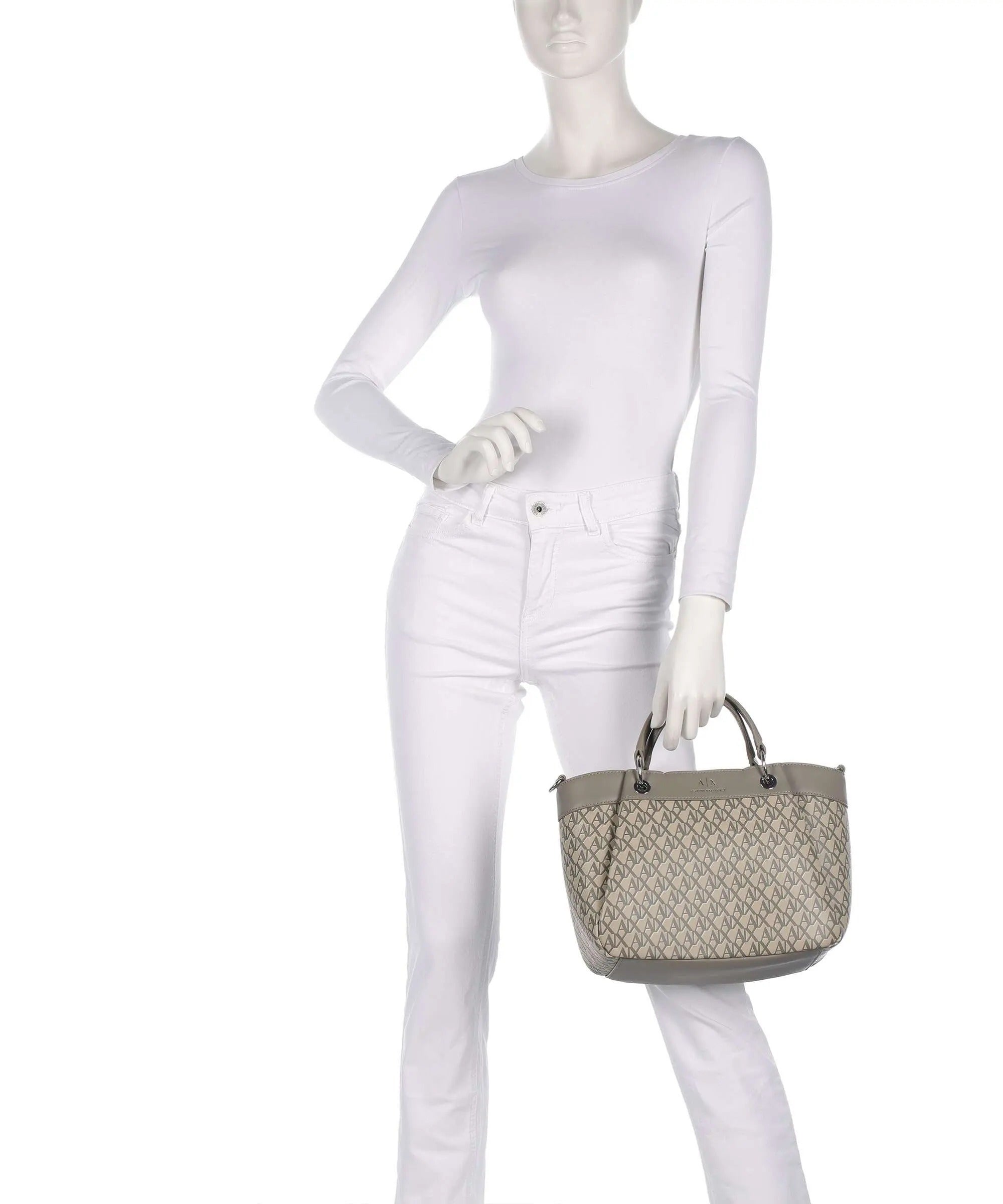 Armani Exchange Bolsa Bag Xw000393 Af17145 Brown Castanho_shot4