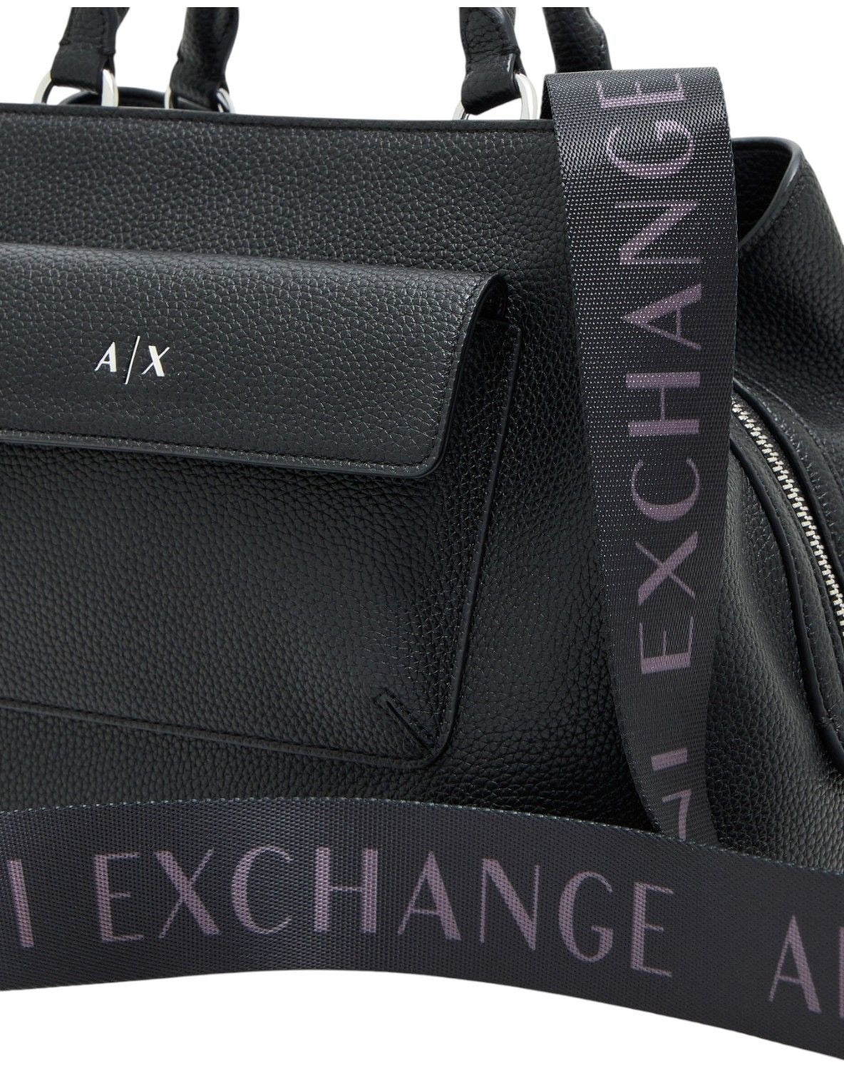 Armani Exchange Bolsa Bag Xw001545 Af17019 Black Preto_shot5