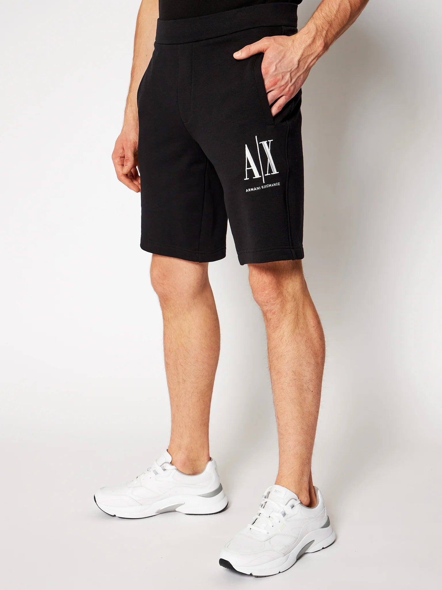 Armani Exchange Calcao Shorts 8nzspa Zj1zz Black Preto_shot4