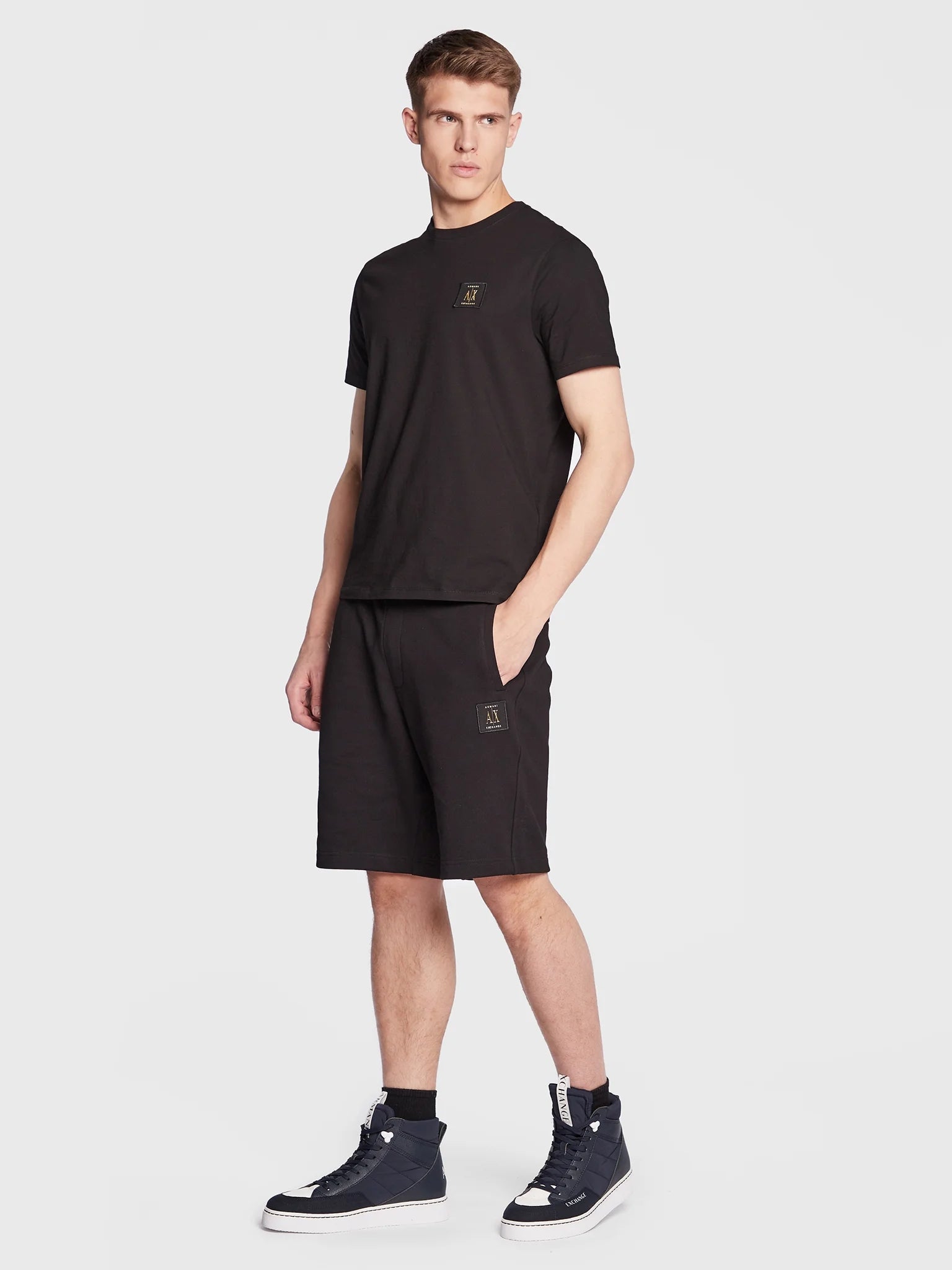 Armani Exchange Calcao Shorts 8nzspq Zj1zz Black Preto_shot2