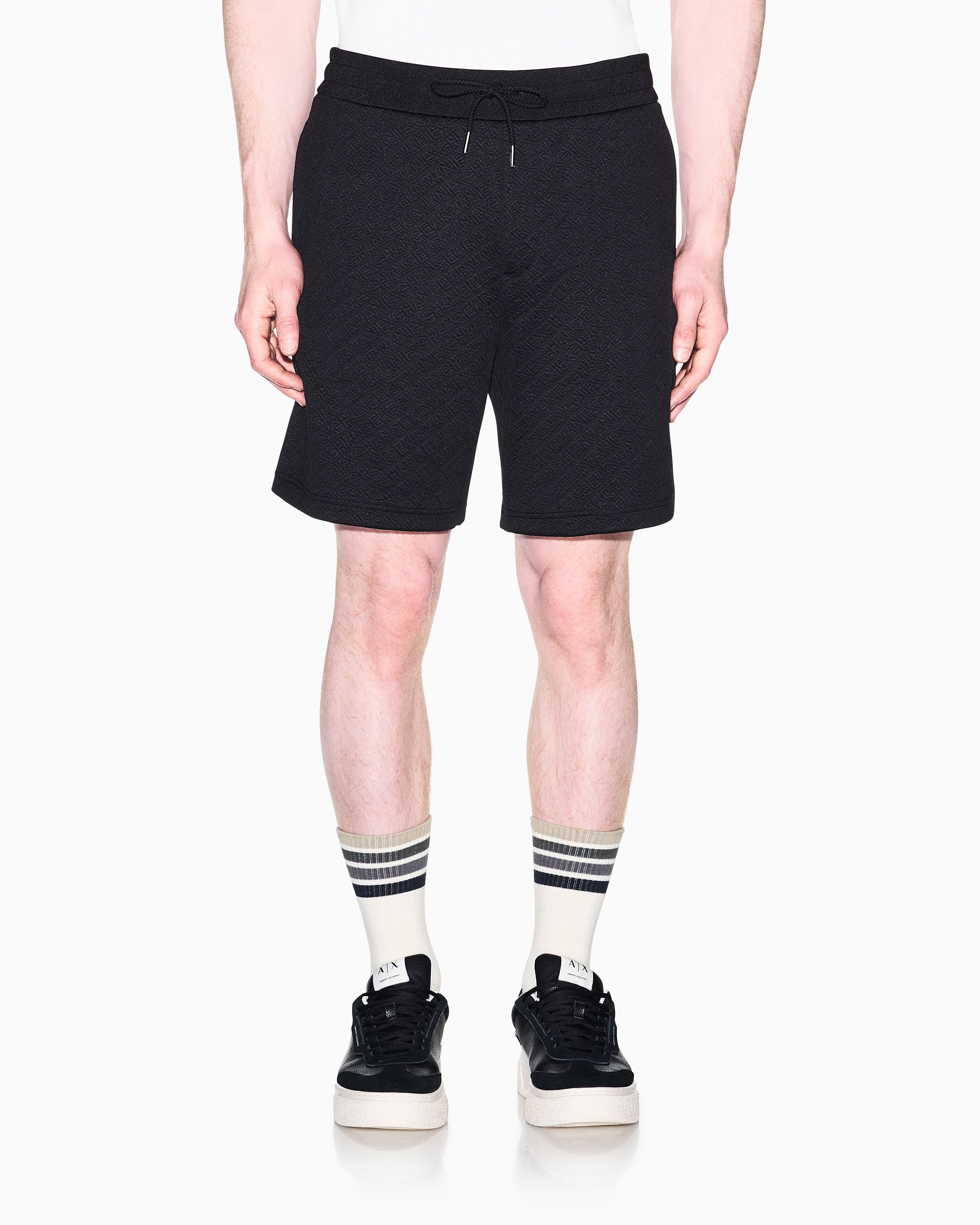 Armani Exchange Calcao Shorts Xm002345 Af21862 Black Preto_shot4