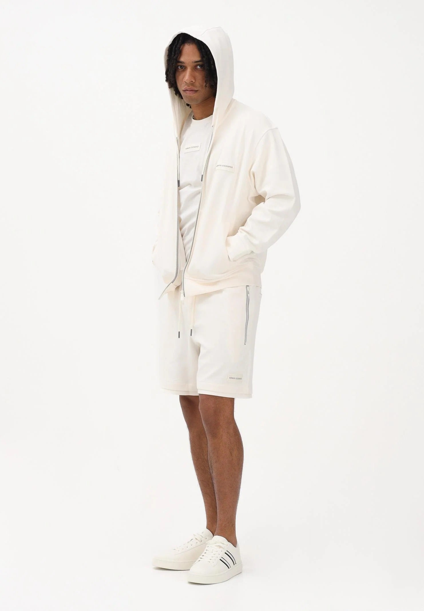 Armani Exchange Calcao Shorts Xm002354 Af21869 Cream Creme_shot2