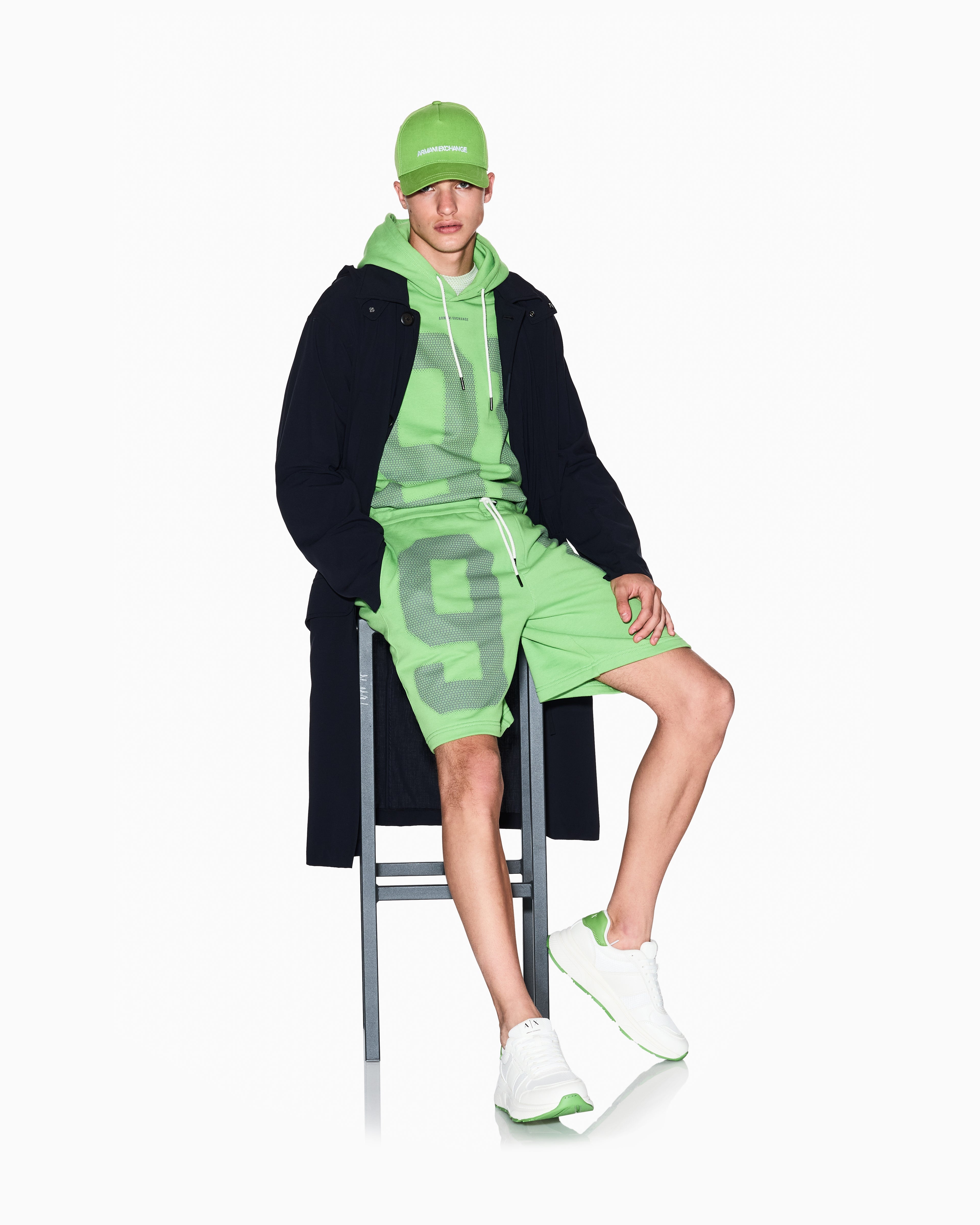 Armani Exchange Calcao Shorts Xm002392 Af20169 Green Verde_shot2