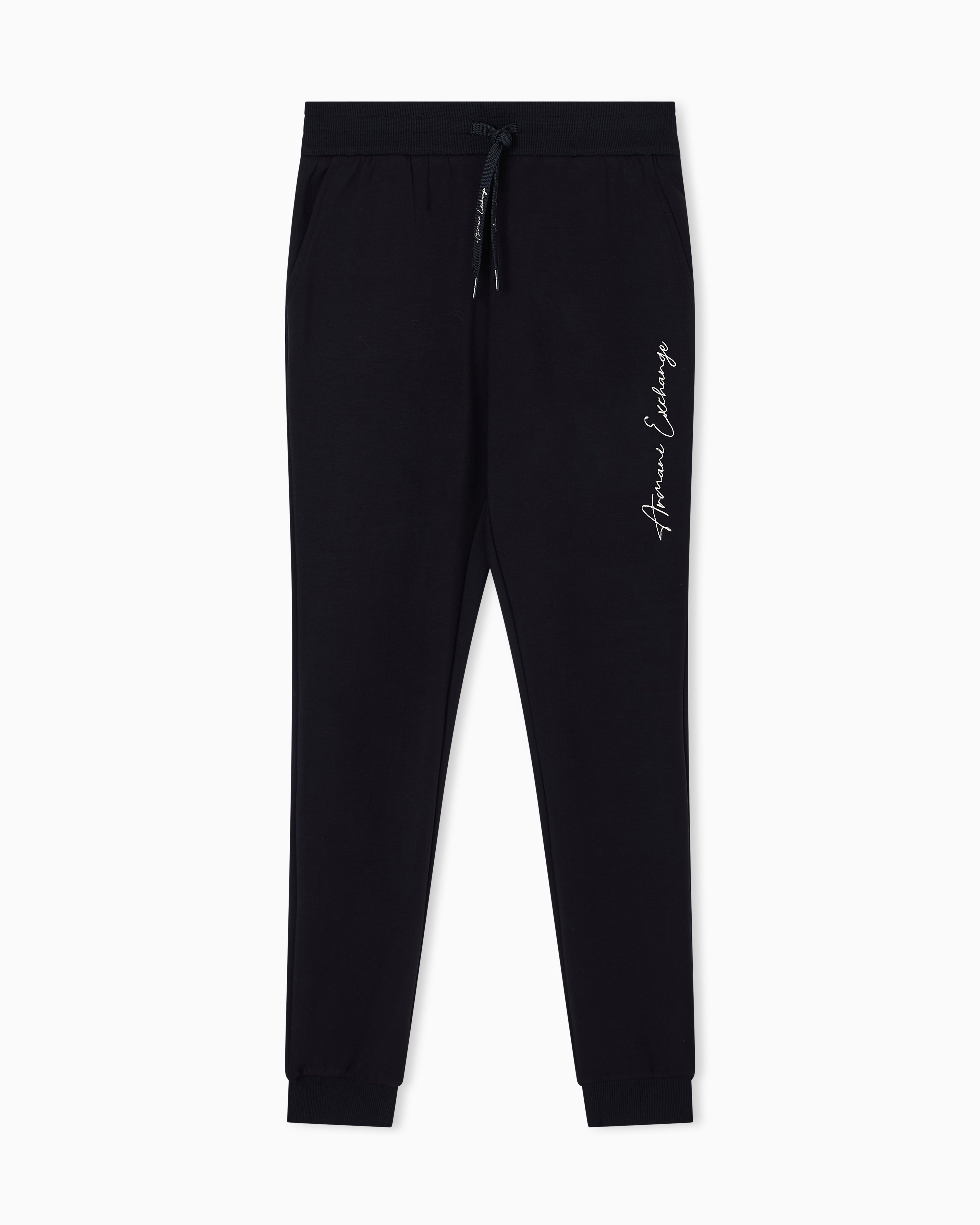 Armani Exchange Calcas Training Pants Xw000837 Af13397 Blk Gold Preto Ouro_shot4