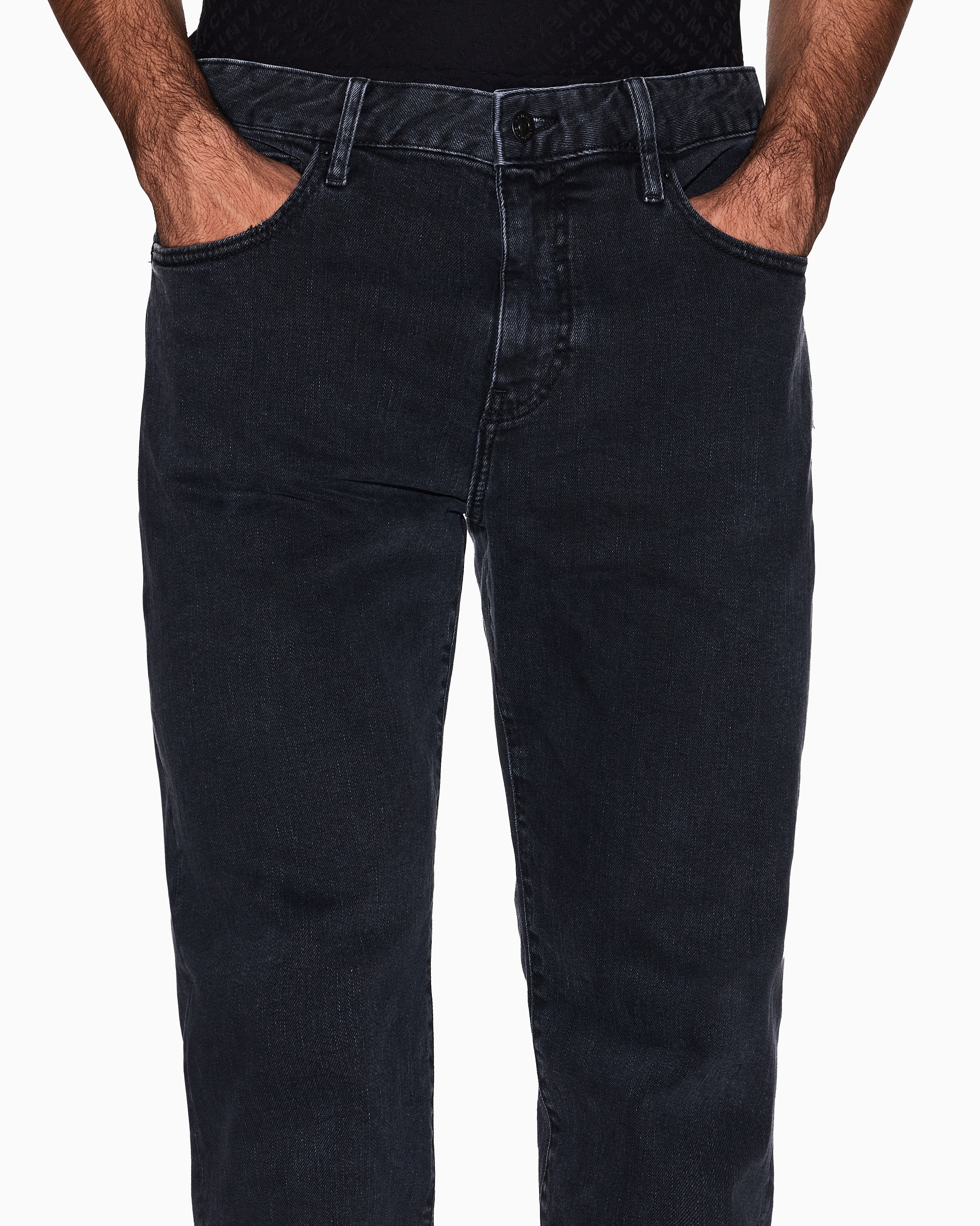 Armani Exchange Calcas Trousers Xm001512 Af14604 Denim Grey Denim Cinza_shot1