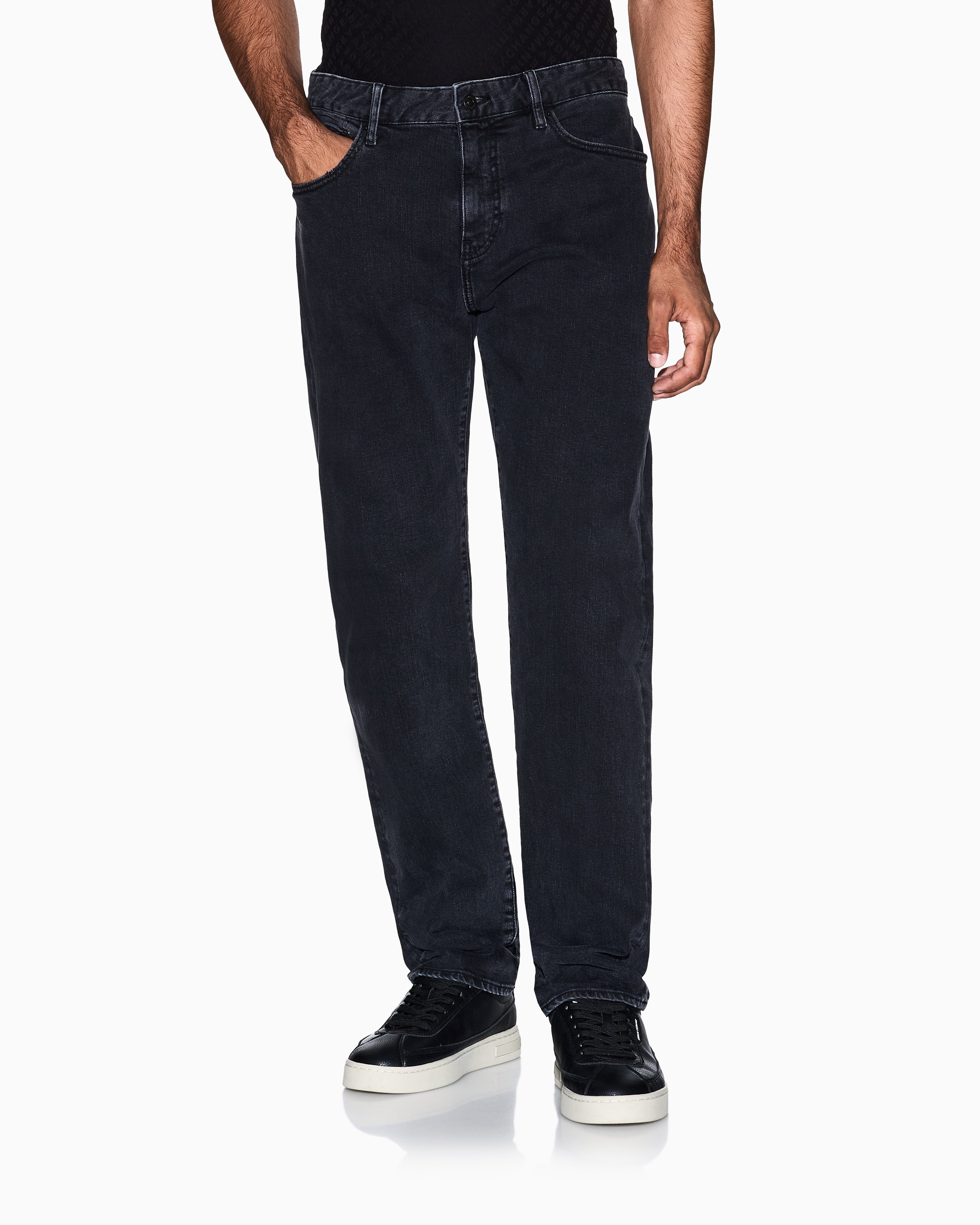 Armani Exchange Calcas Trousers Xm001512 Af14604 Denim Grey Denim Cinza_shot3