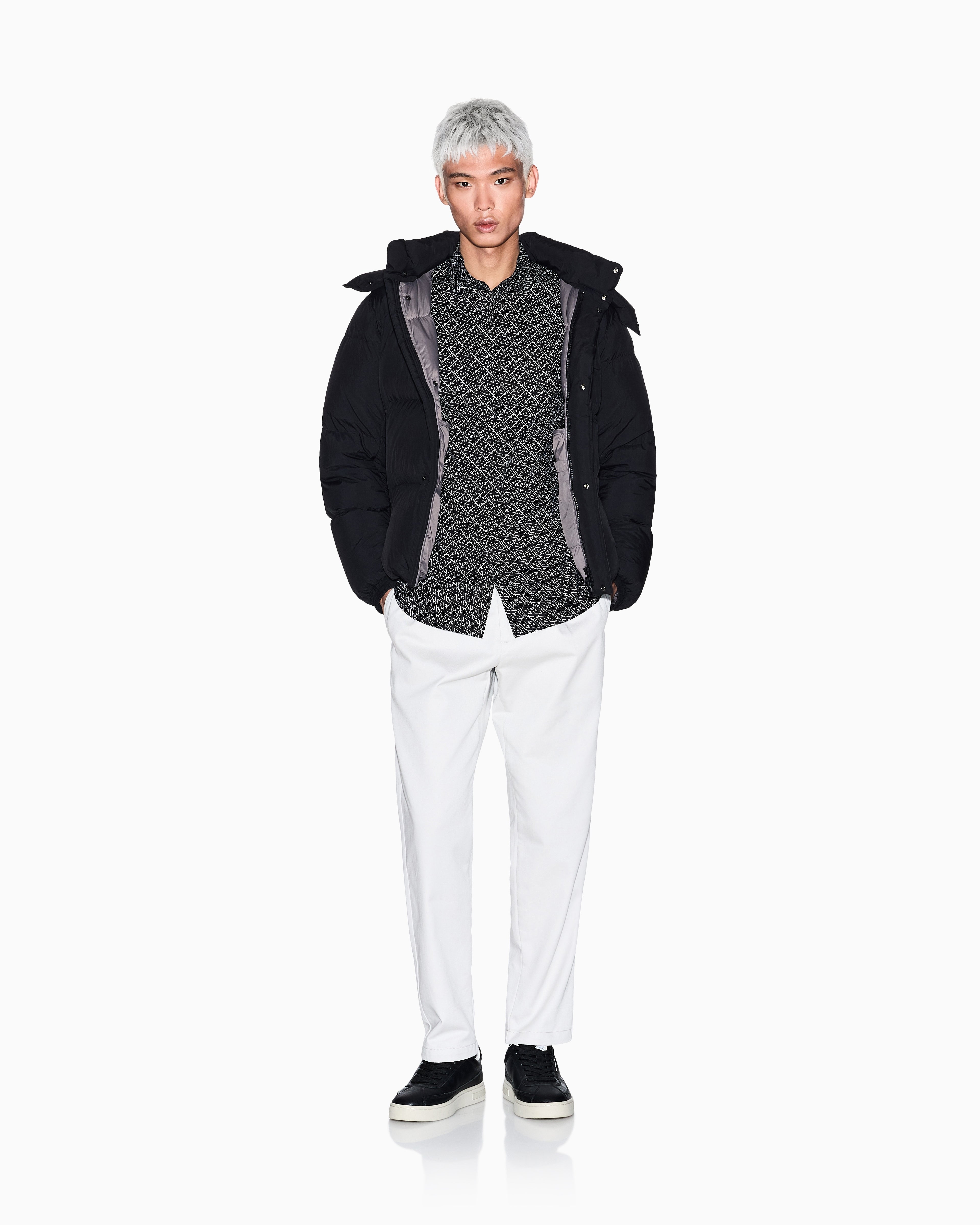 Armani Exchange Camisa Shirt Xm000624 Af13184 Black.logo Preto_shot2