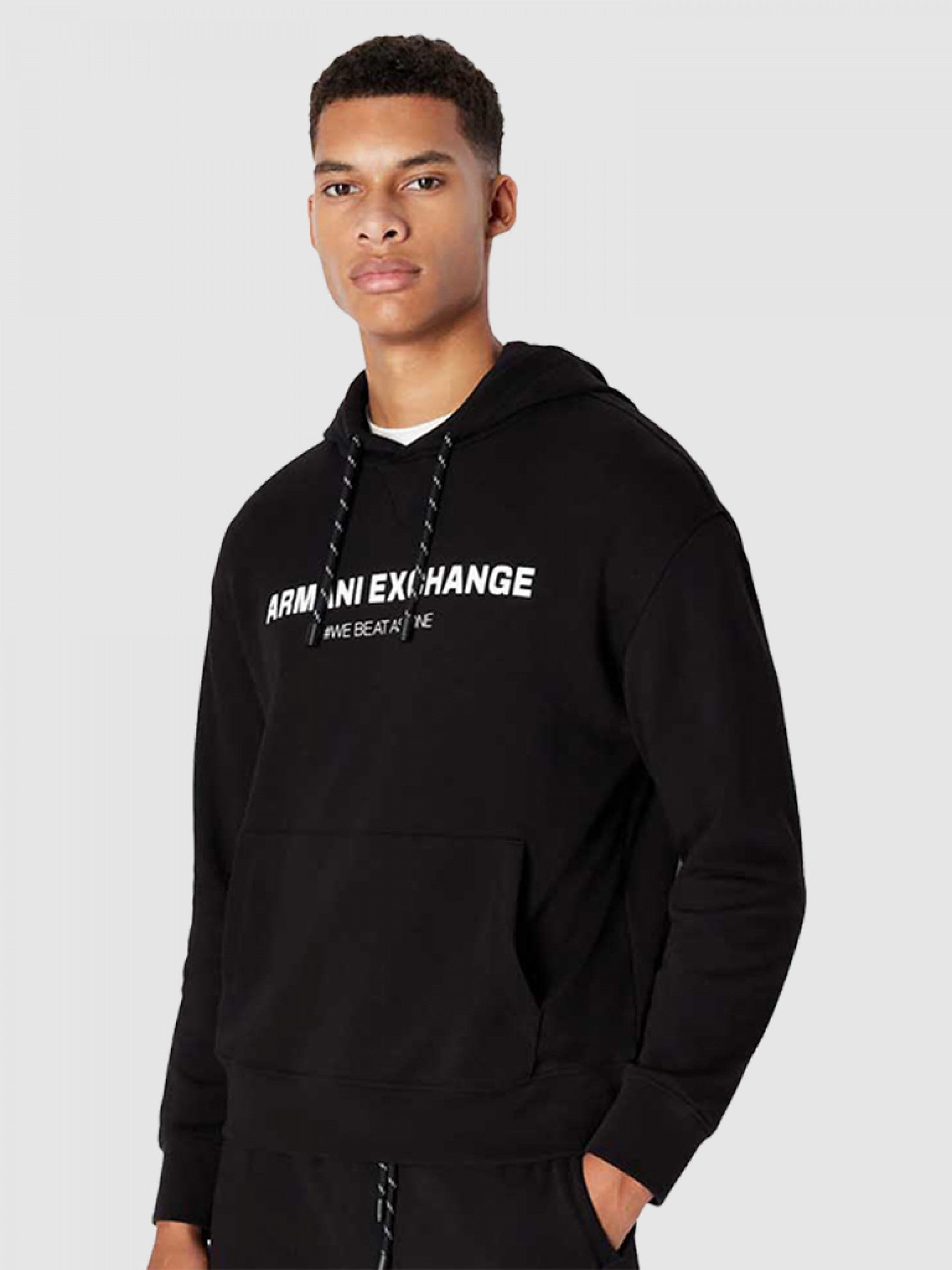 Armani Exchange Camisola Hoodie 6rzmhf Zjdgz Black Preto_shot1