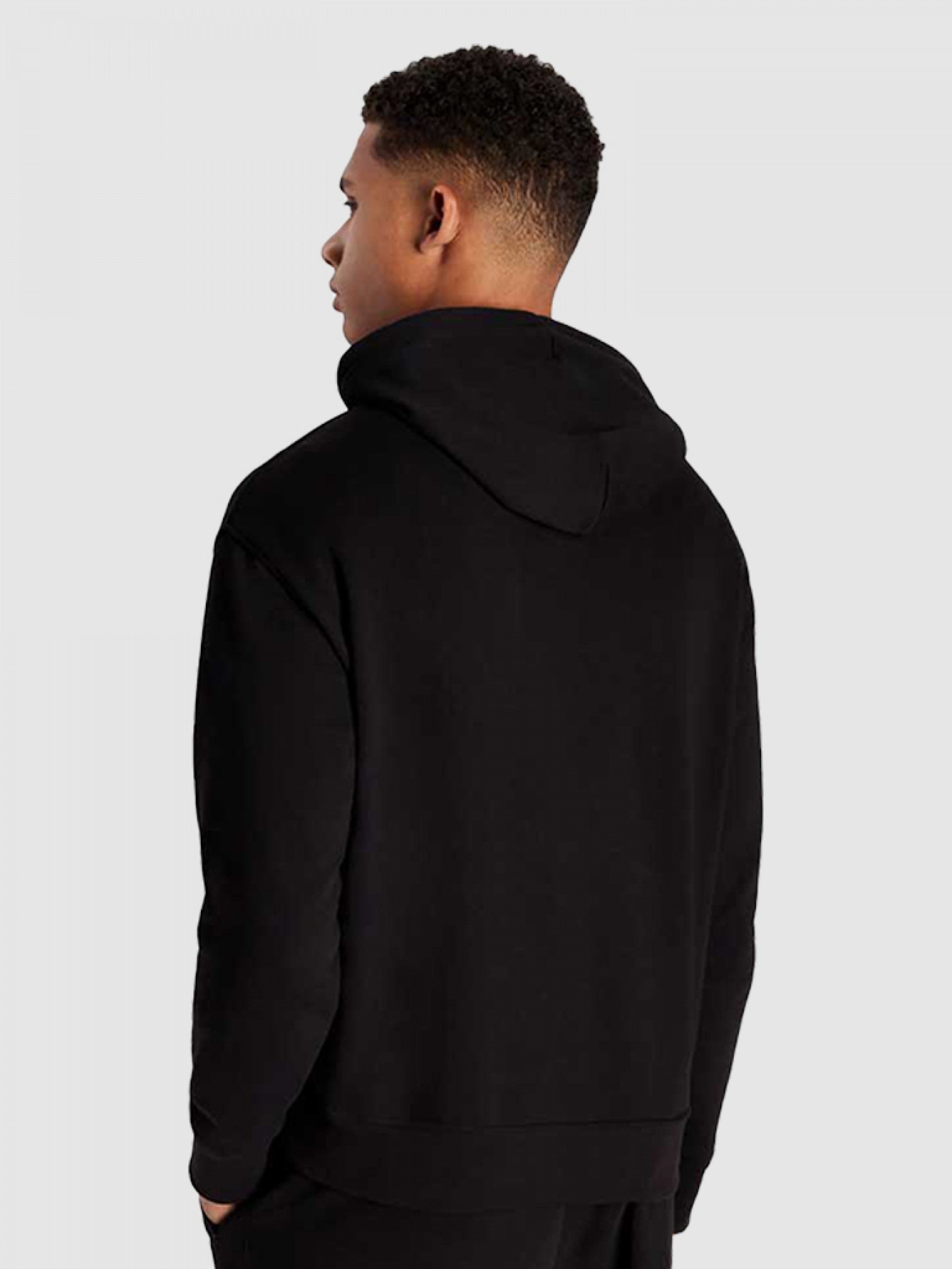 Armani Exchange Camisola Hoodie 6rzmhf Zjdgz Black Preto_shot2