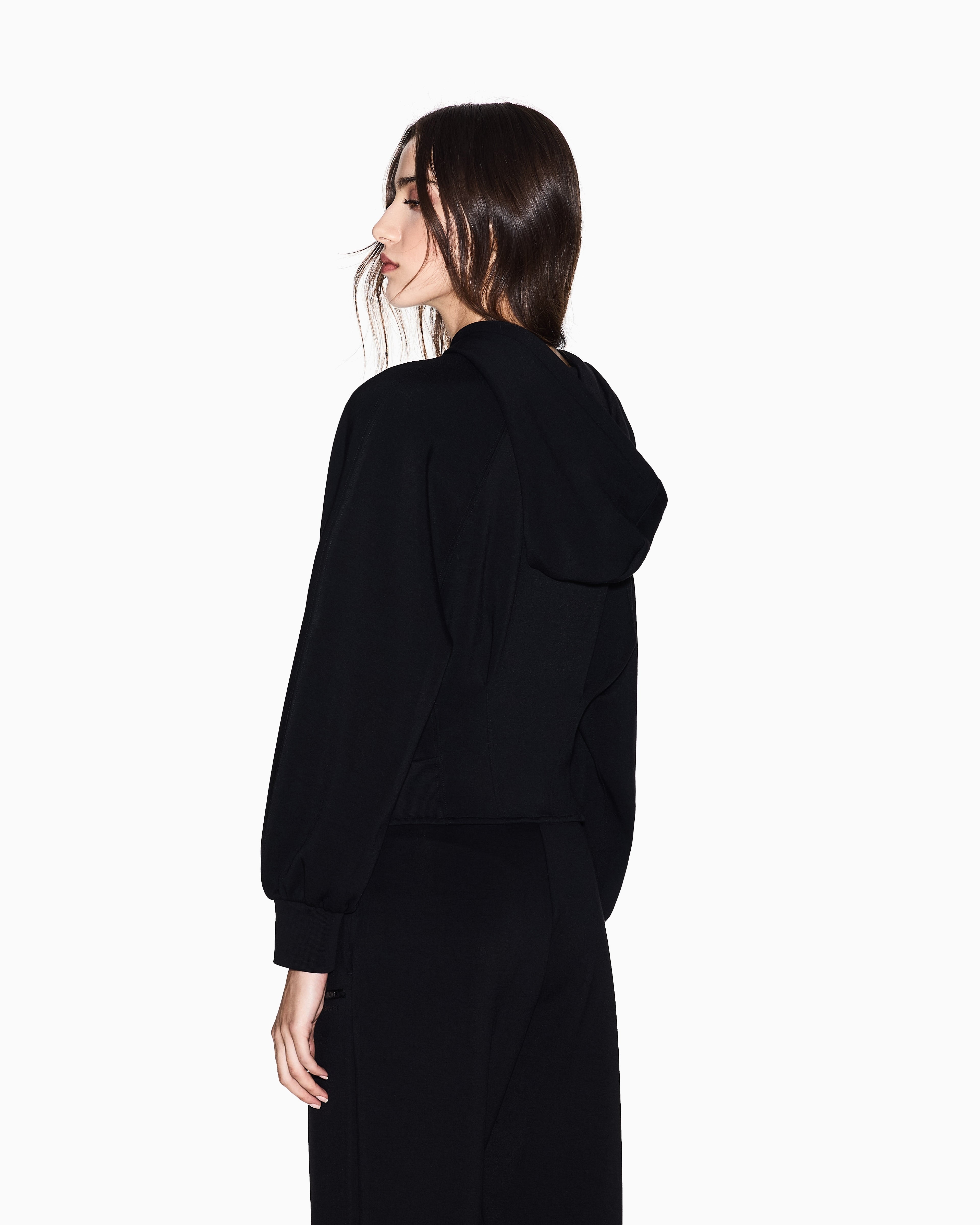 Armani Exchange Camisola Hoodie Xw000802 Af16111 Black Preto_shot5