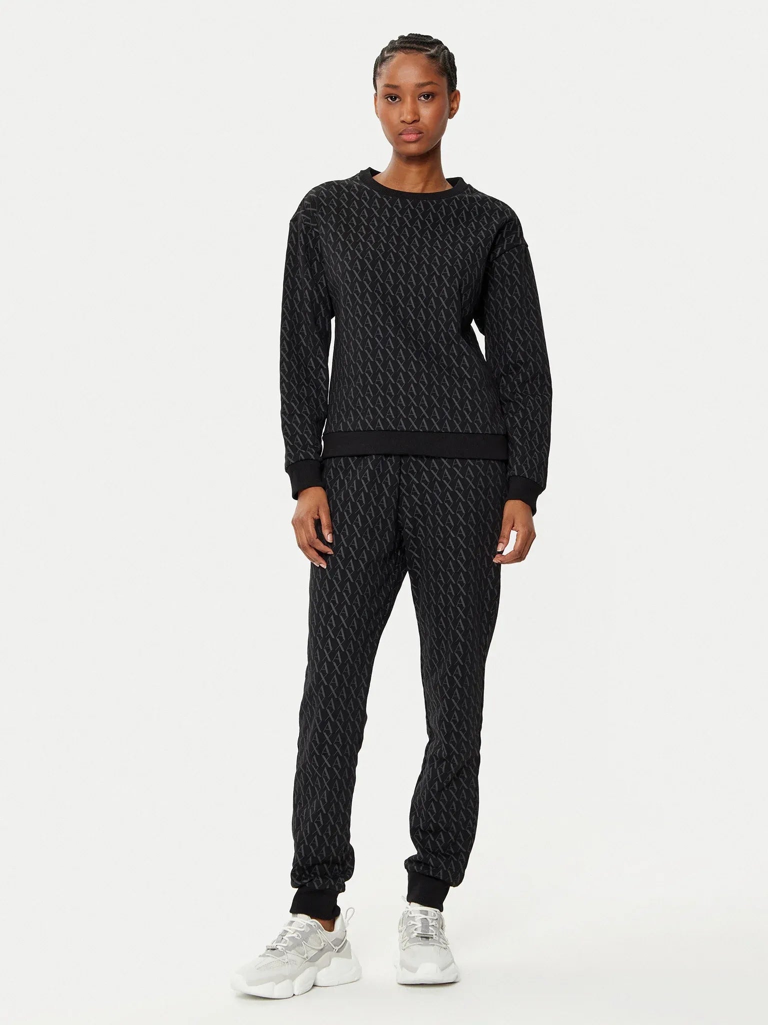 Armani Exchange Camisola Sweat 8nymlg Yje5z Black Preto_shot2