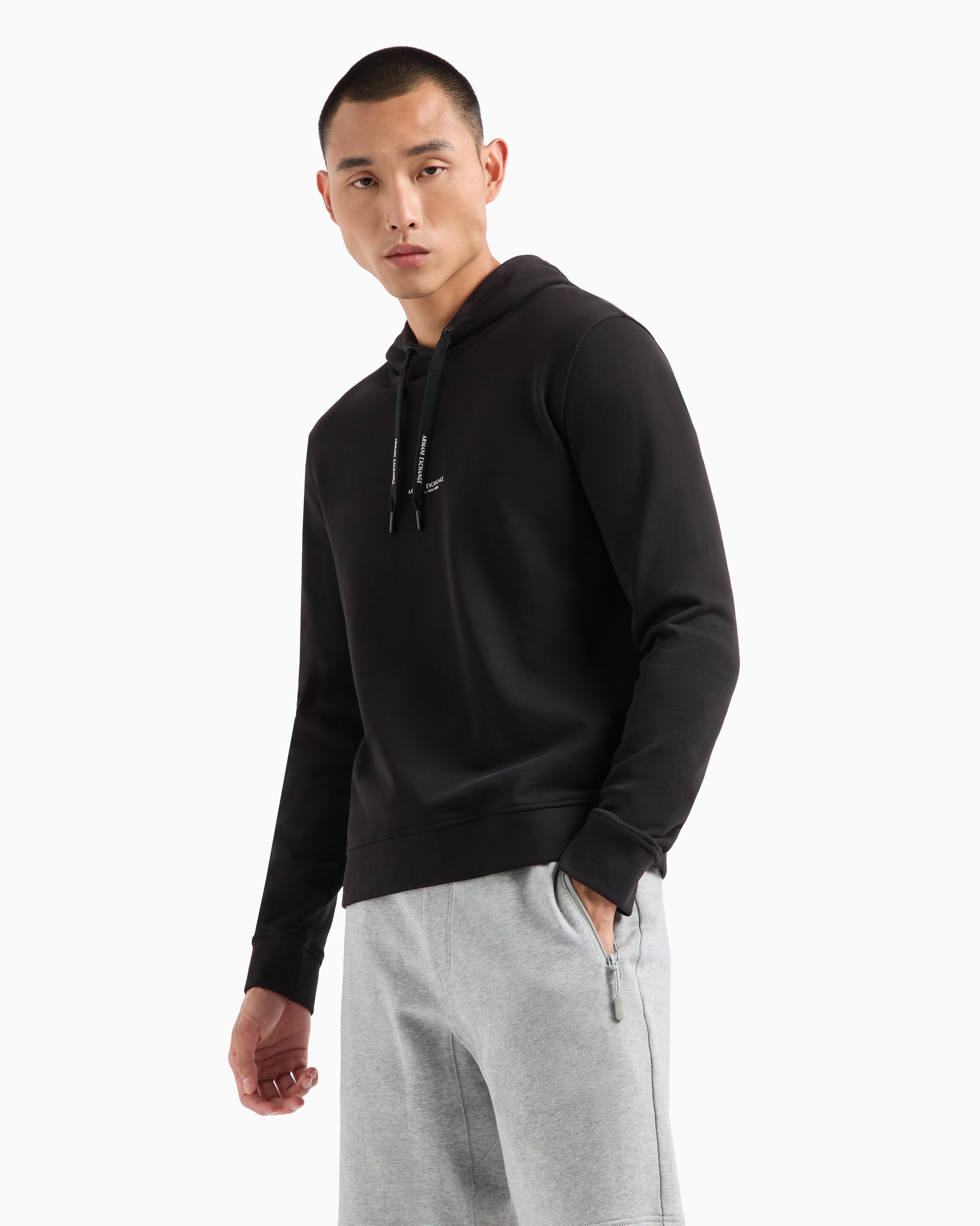 Armani Exchange Camisola Sweat 8nzm94 Zjkrz Black Preto_shot2