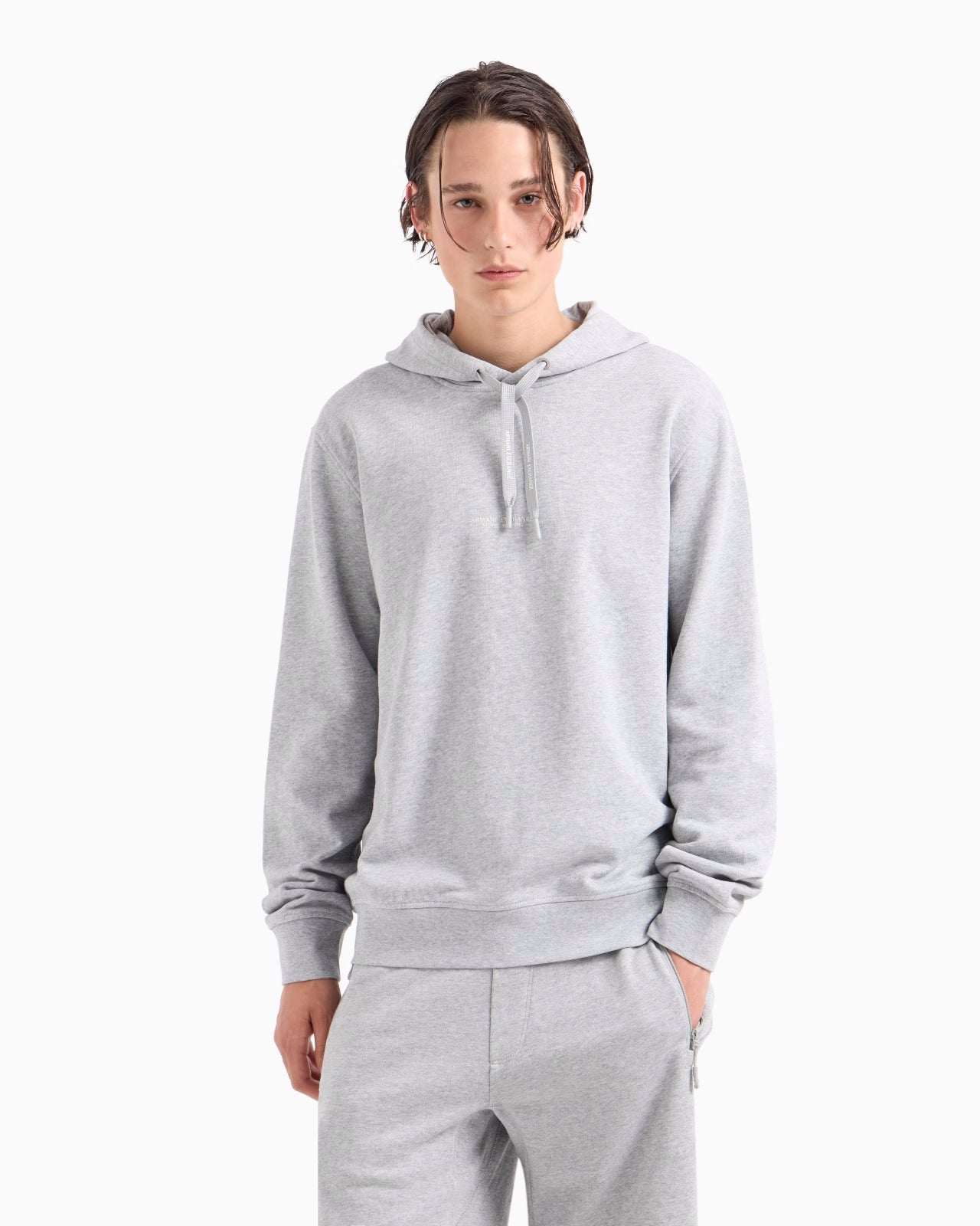 Armani Exchange Camisola Sweat 8nzm94 Zjkrz Grey Cinza_shot2