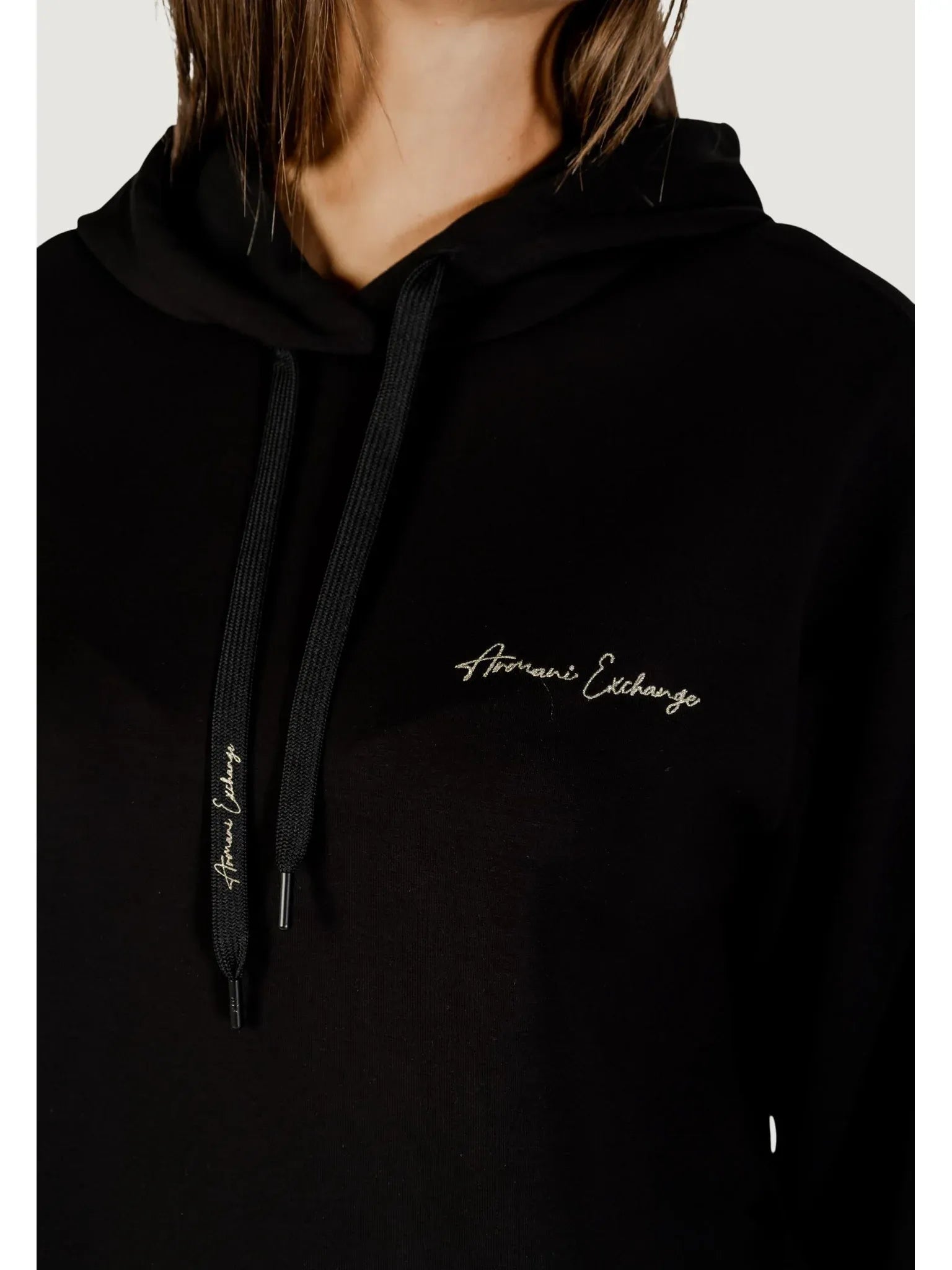 Armani Exchange Camisola Sweat Xw000836 Af13397 Blk Gold Preto Ouro_shot3