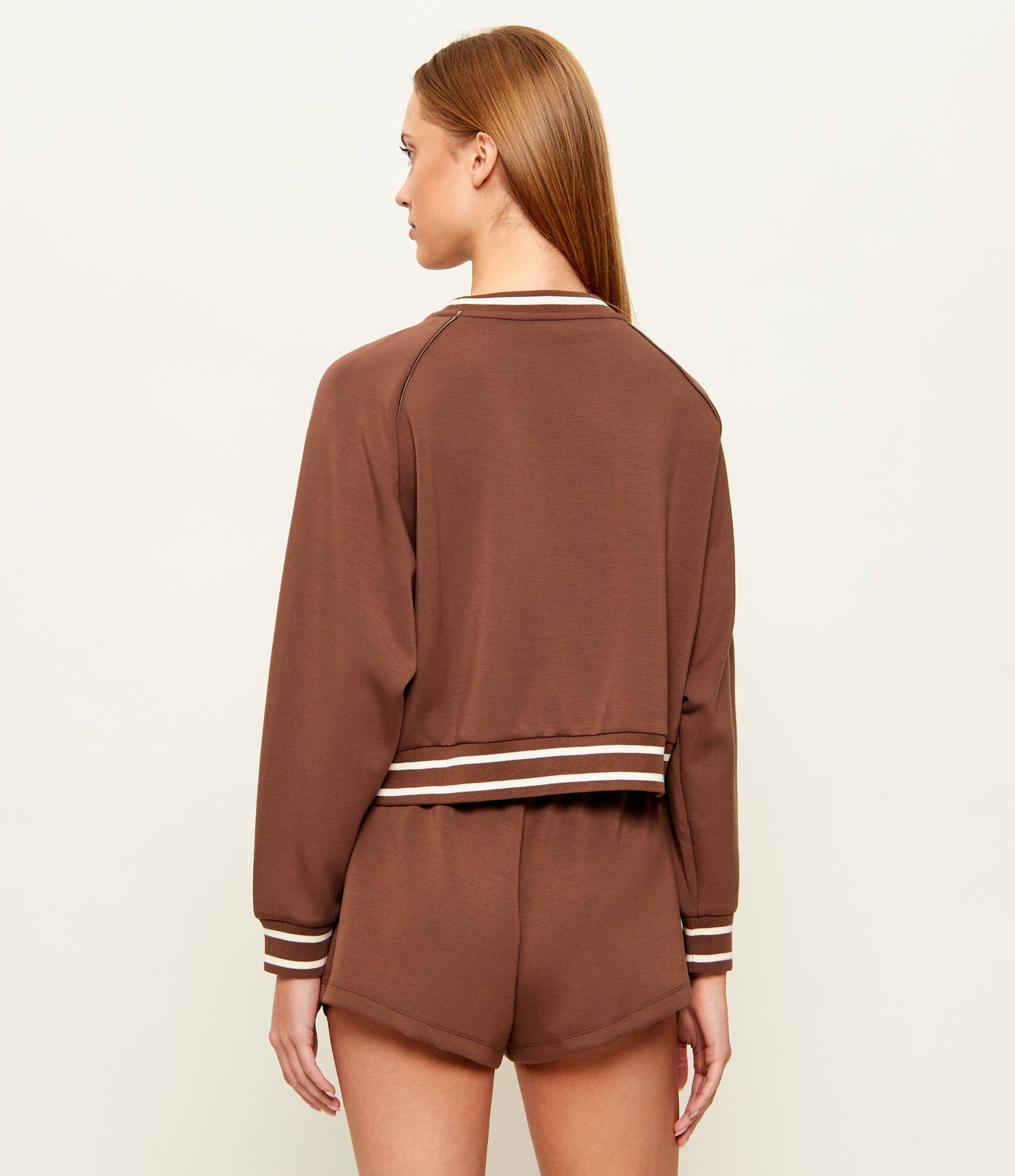 Armani Exchange Camisola Sweat Xw002072 Af10804 Brown Castanho_shot3