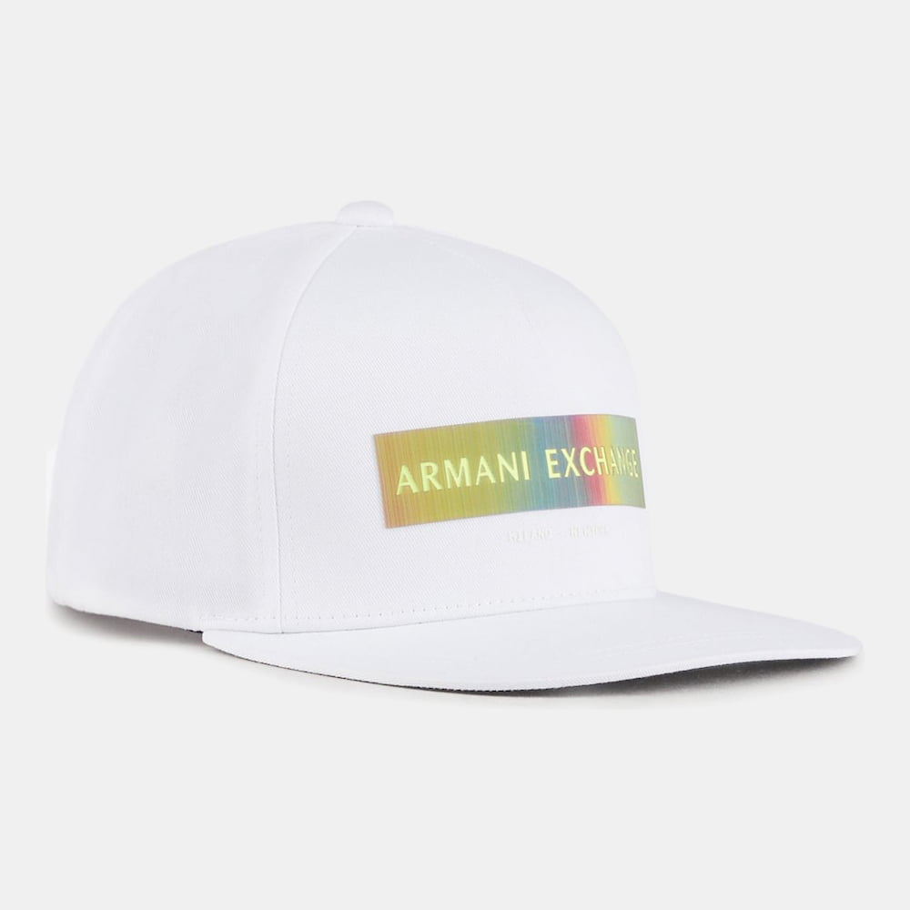 Armani Exchange Cap Hat 4047 0p354 White Branco Shot6