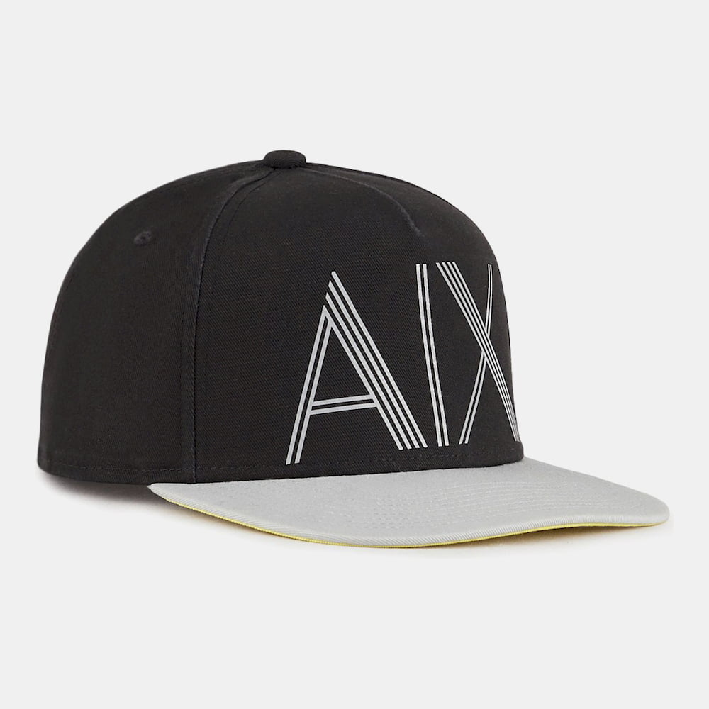 Armani Exchange Cap Hat 4100 0p352 Black Preto Shot6