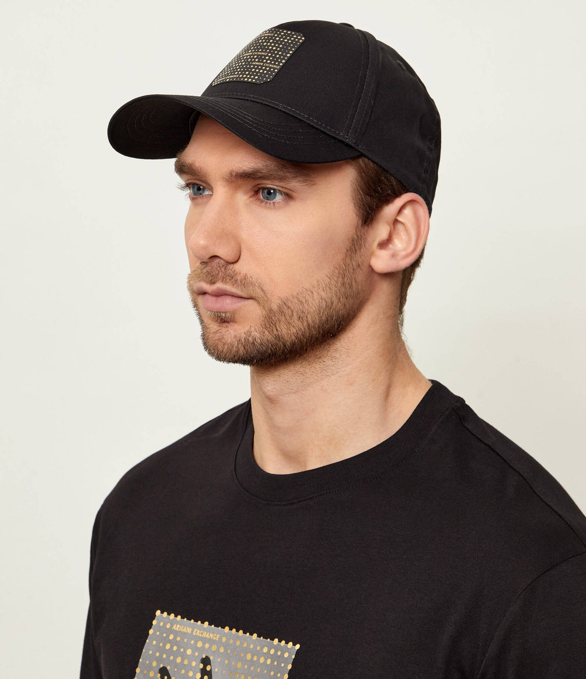 Armani Exchange Cap Hat Xm002225 Af15502 Blk Multi Preto Multicolor_shot2