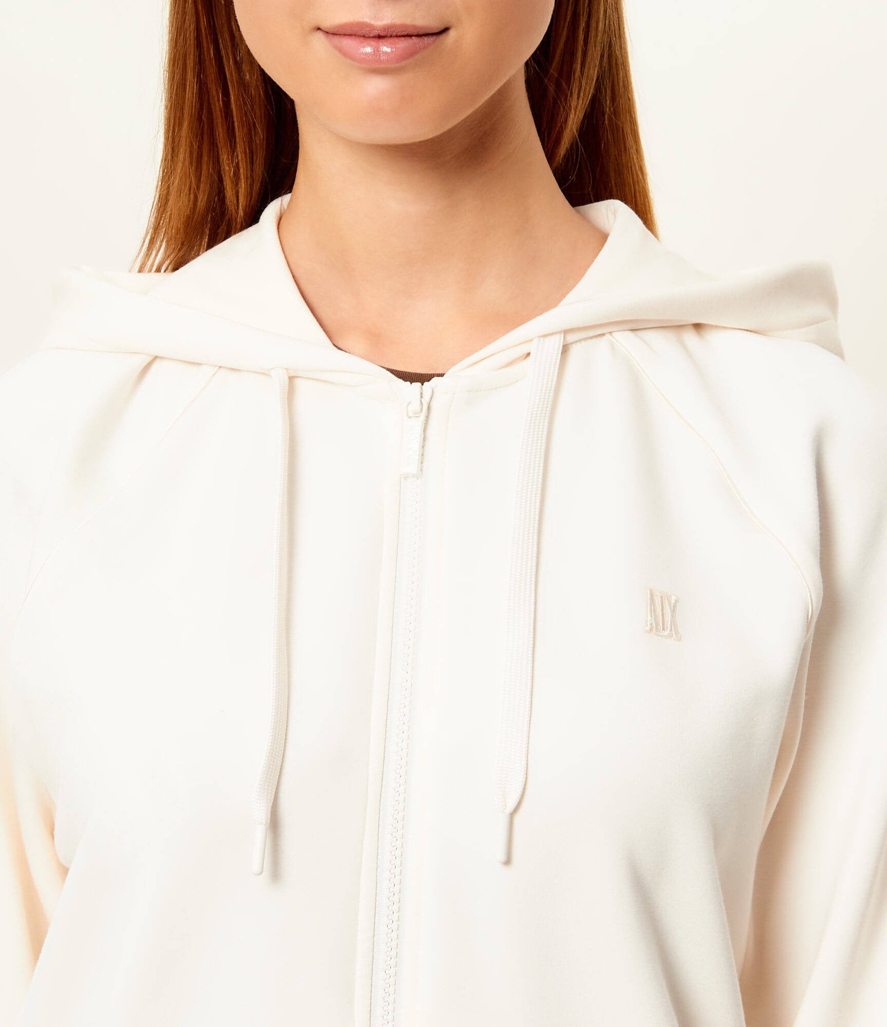 Armani Exchange Casaco Training Sweat Training Xw002839 Af10804 Beige Beige_shot4