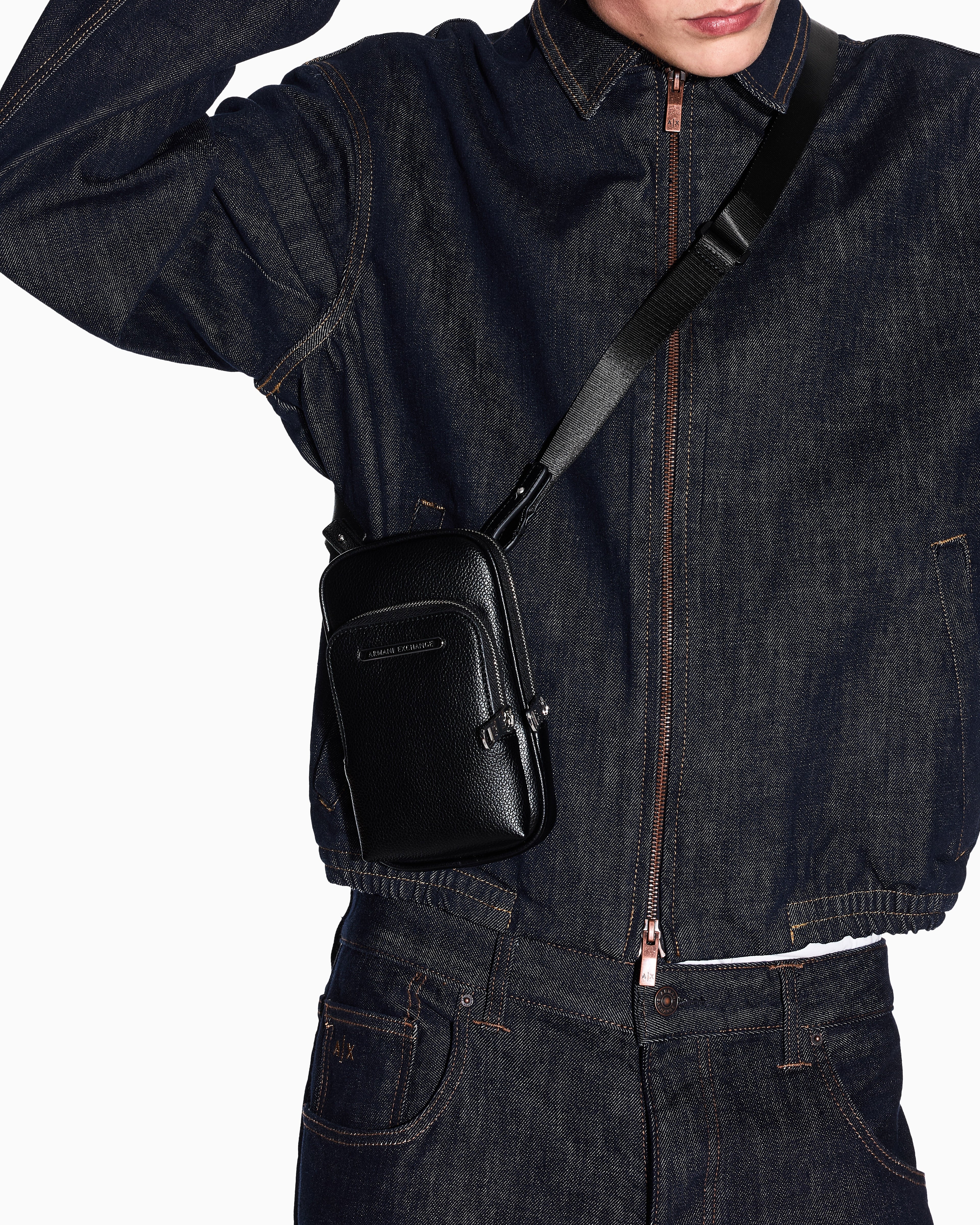 Armani Exchange Crossbody Xm001258 Af12134 Black Preto_shot6