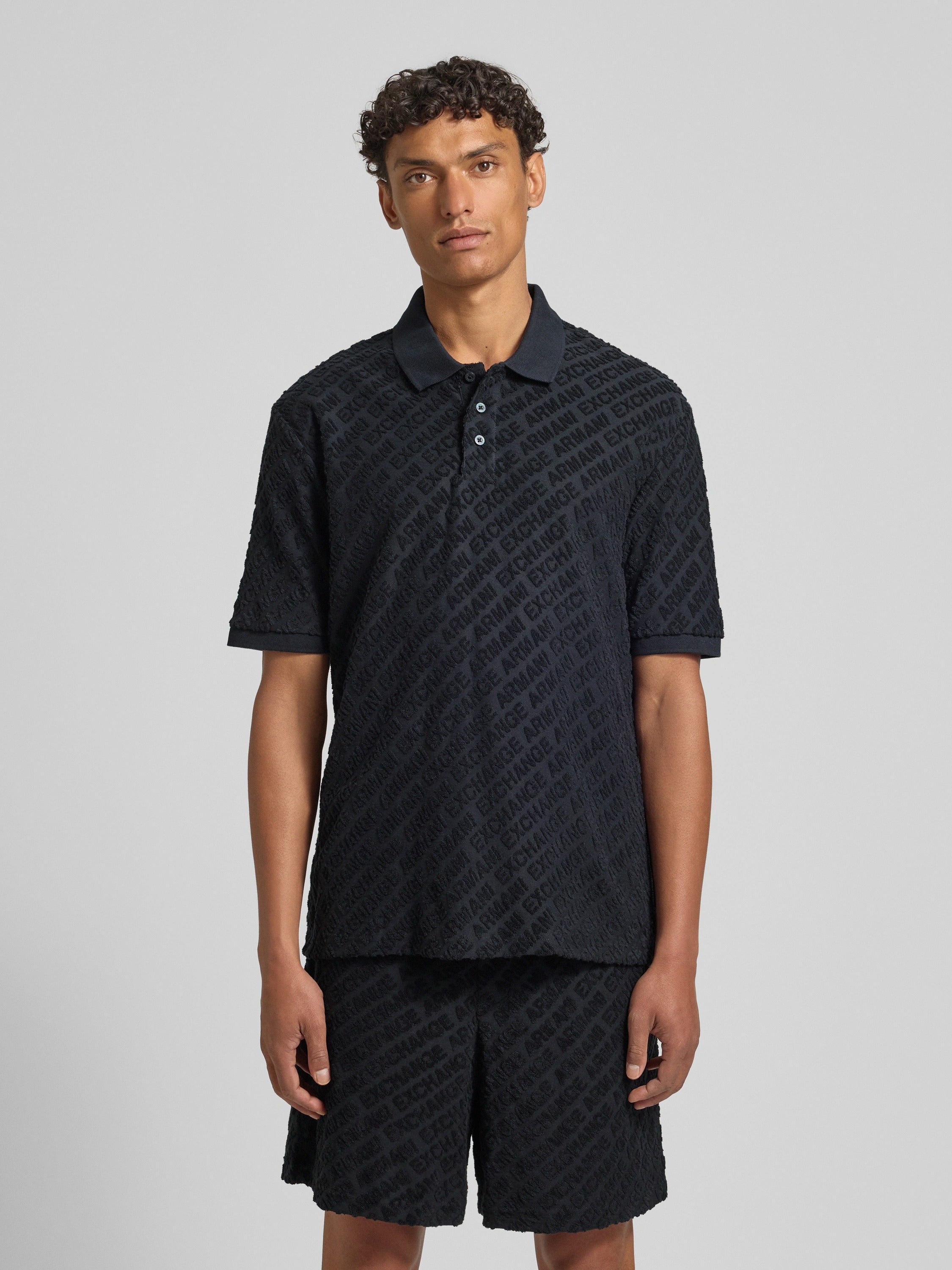 Armani Exchange Polo Xm002347 Af21860 Navy Navy_shot4