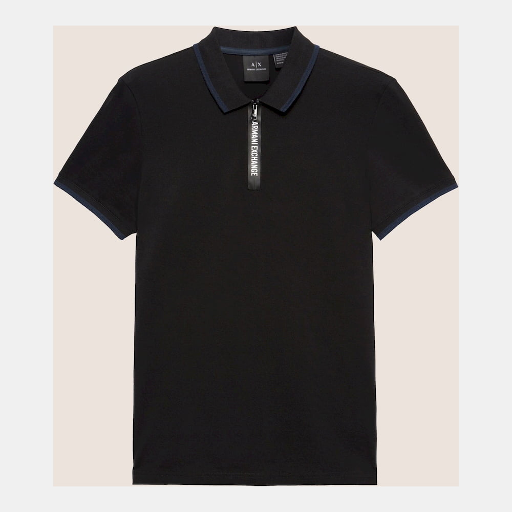 Armani Exchange Polo Zf91 Zjs5z Black Preto Shot12