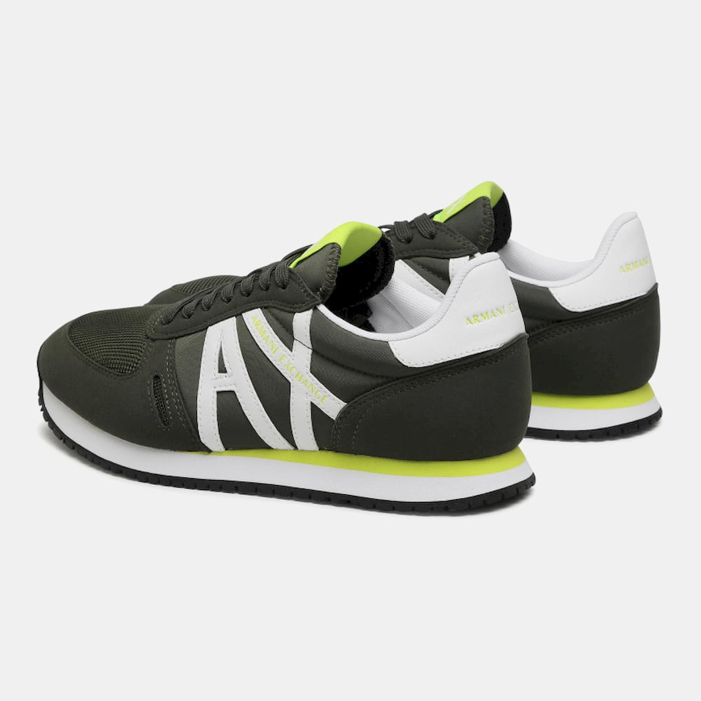 Armani Exchange Sapatilhas Sneakers Shoes X017 Xv028 Olive Whit Olive Branco Shot12 Resultado