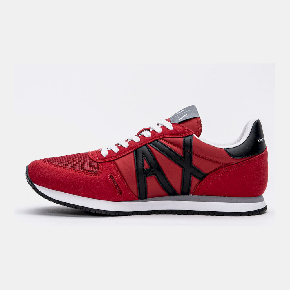 Armani Exchange Sapatilhas Sneakers Shoes X017 Xv028 Red Blk Vermelho Preto Shot4