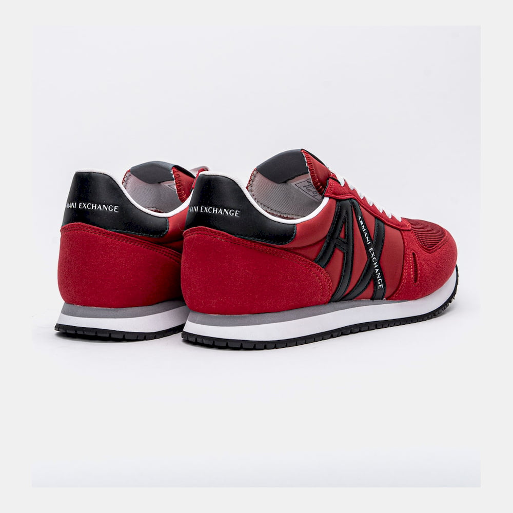 Armani Exchange Sapatilhas Sneakers Shoes X017 Xv028 Red Blk Vermelho Preto Shot6