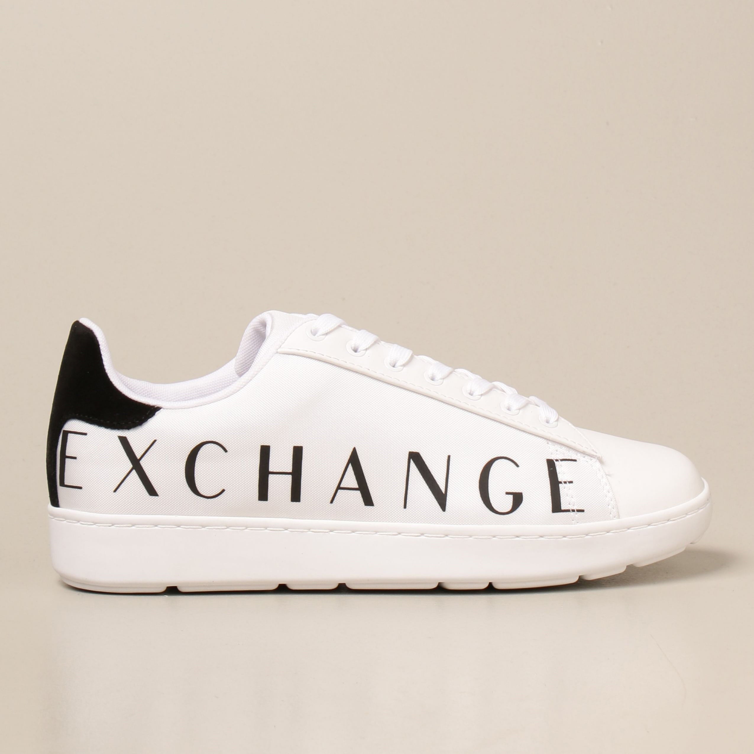 Armani Exchange Sapatilhas Sneakers Shoes X084 Xv289 Whi Black Branco Preto Shot10