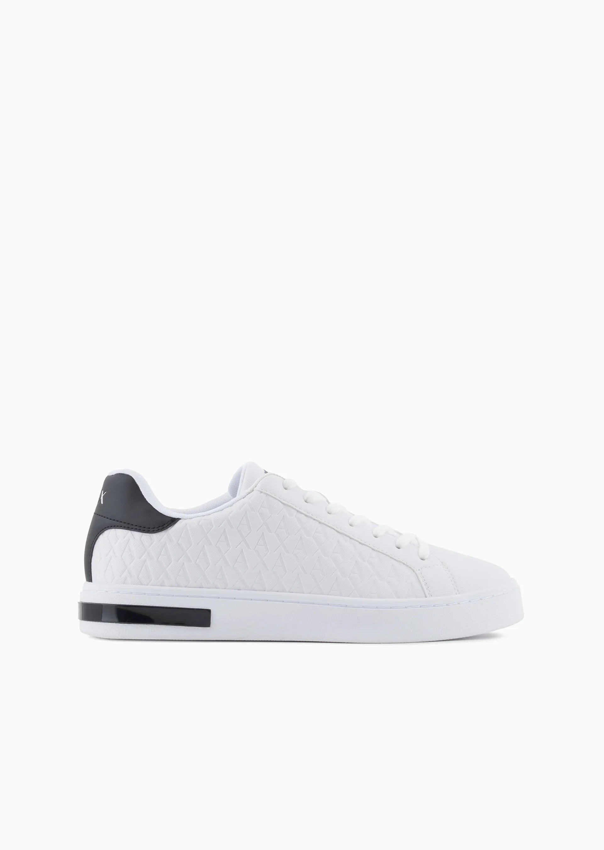 Armani Exchange Sapatilhas Sneakers Shoes Xm000140 Af11916 Whi Black Branco Preto_shot6