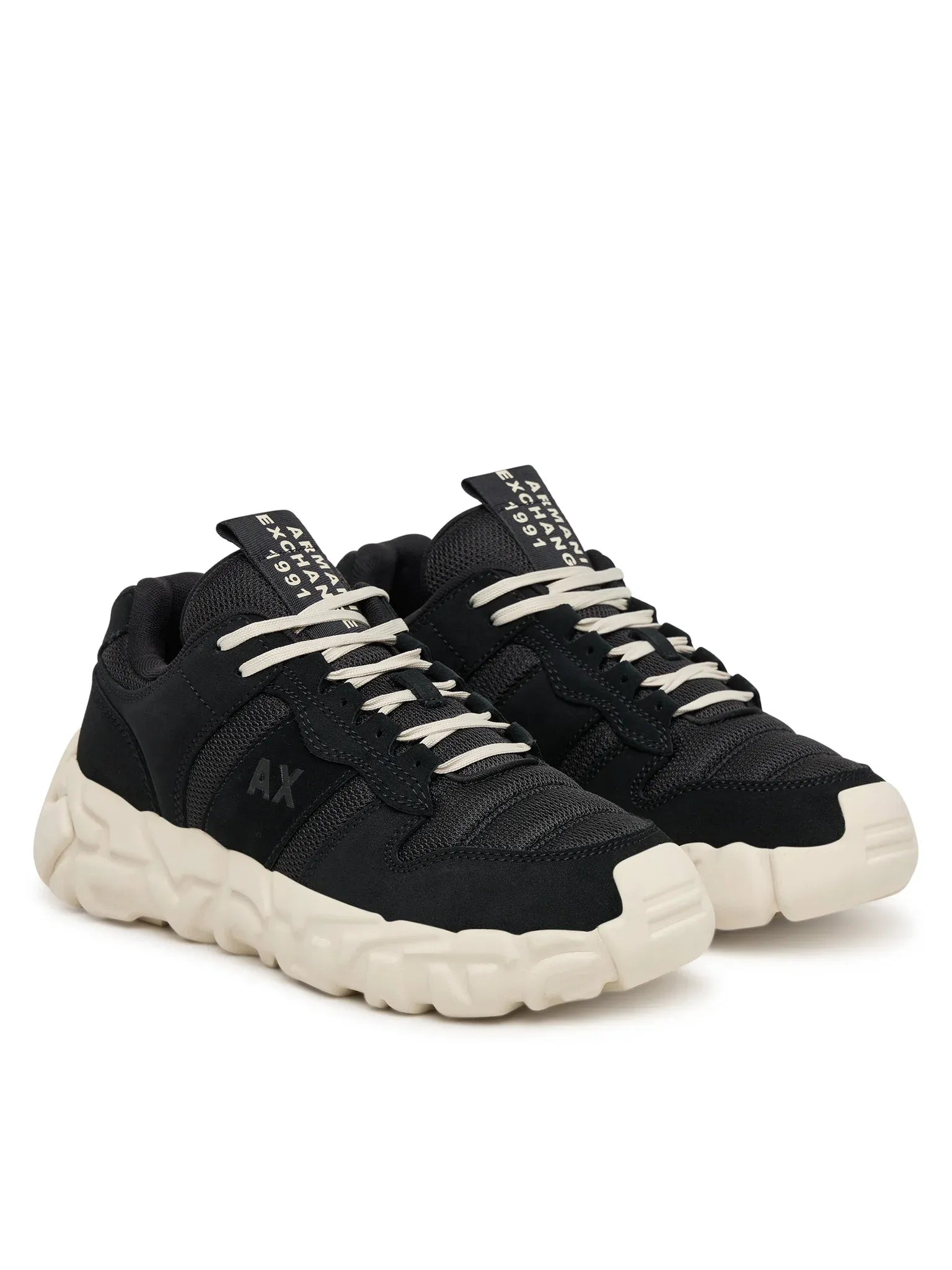 Armani Exchange Sapatilhas Sneakers Shoes Xm001692 Af17369 Black Preto_shot2