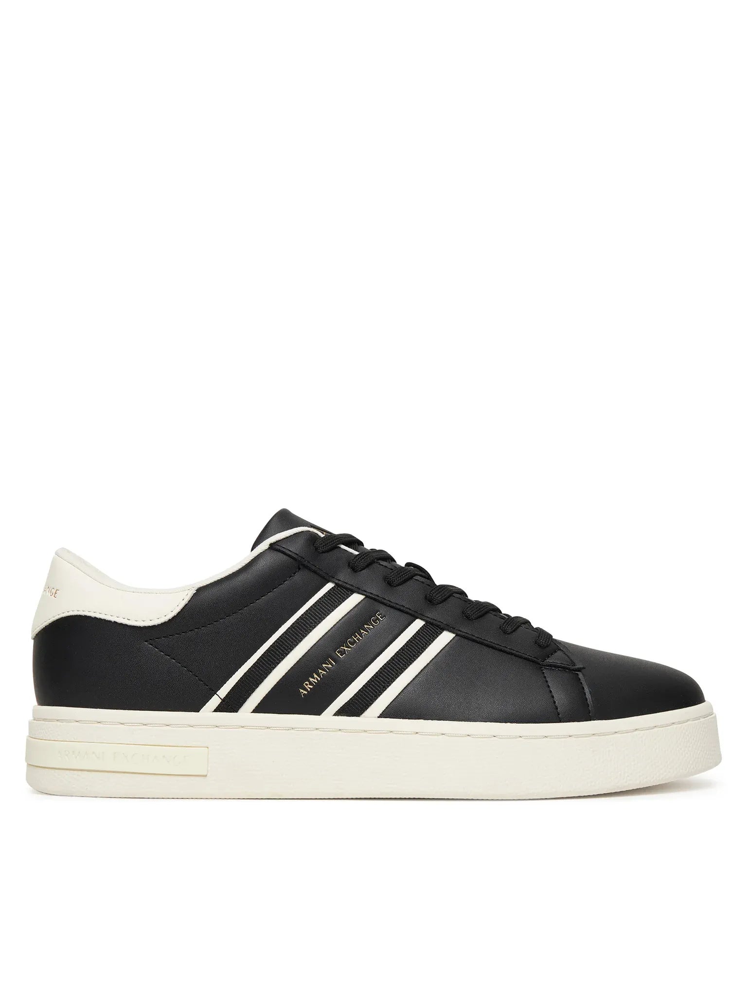 Armani Exchange Sapatilhas Sneakers Shoes Xm002198 Af21421 Blk White Preto Branco_shot1