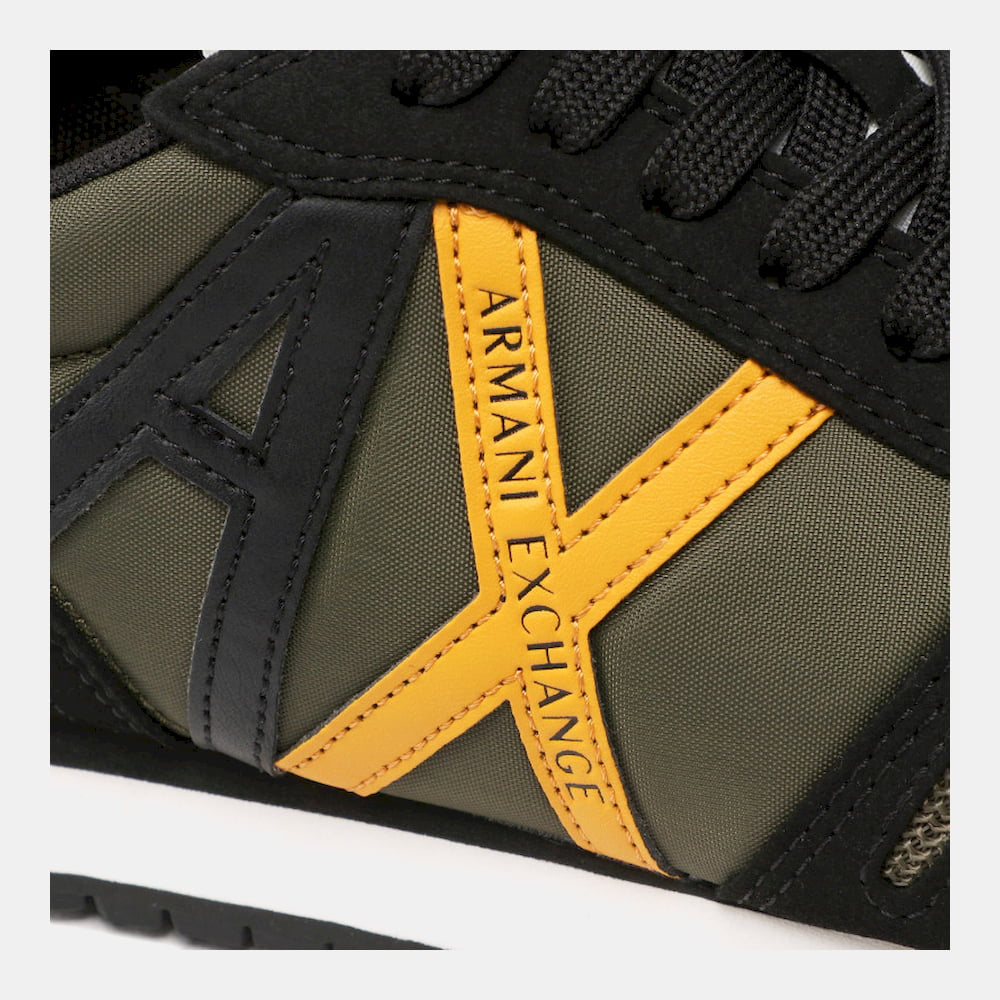 Armani Exchange Sapatilhas Sneakers Shoes Xux017 Xv028 Olive Blk Olive Preto Shot12