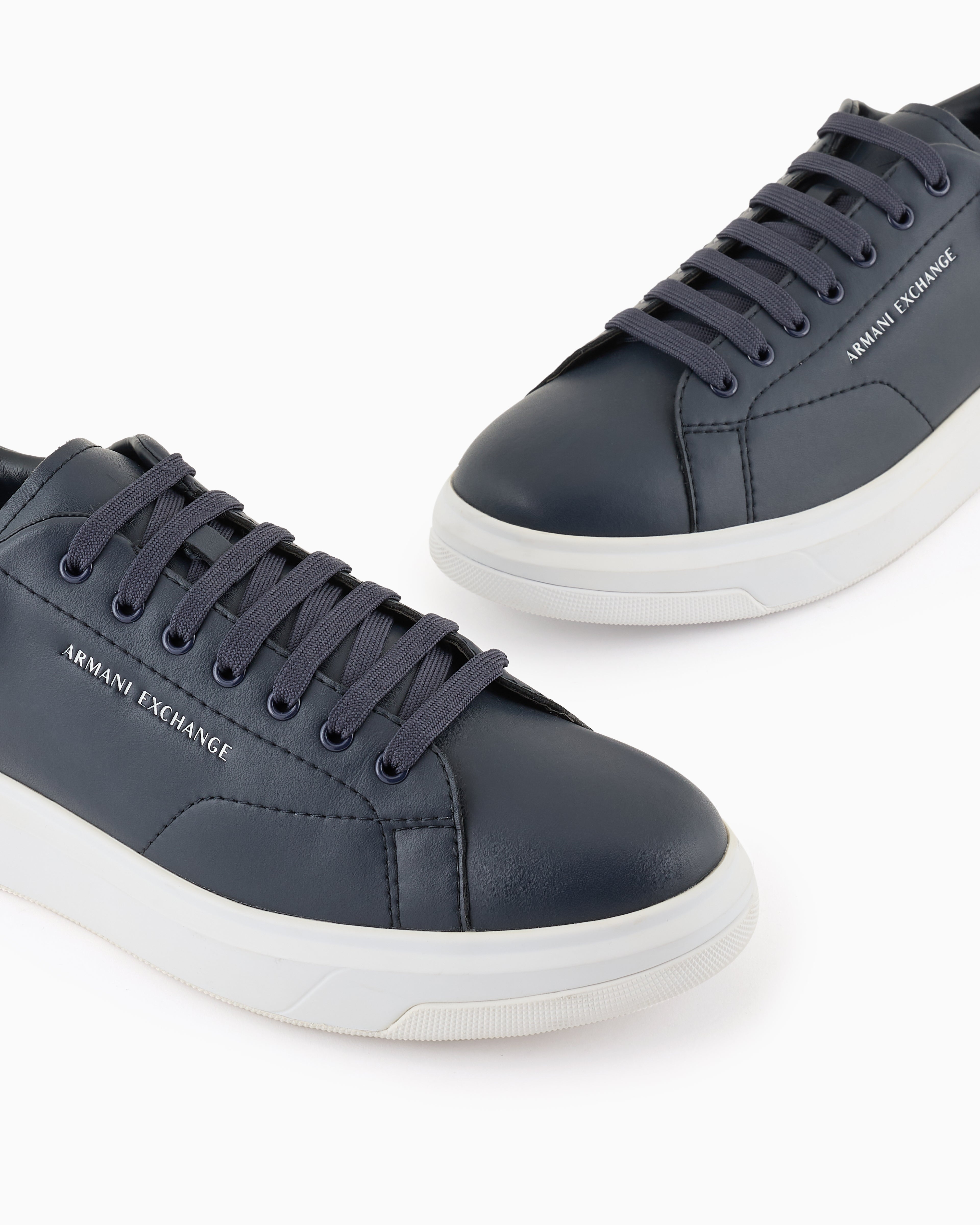 Armani Exchange Sapatilhas Sneakers Shoes Xux123 Xv534 Navy Navy_shot1