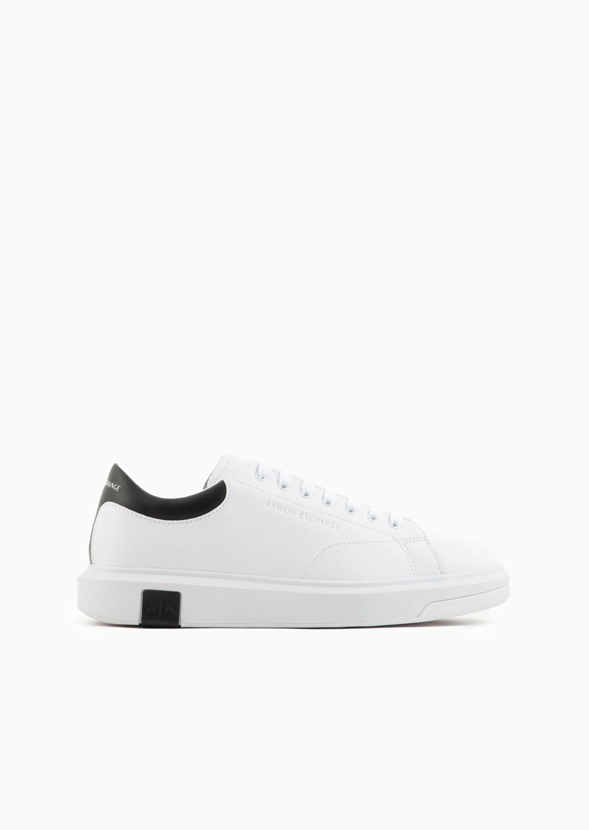 Armani Exchange Sapatilhas Sneakers Shoes Xux123 Xv534 White Blk Branco Preto_shot1