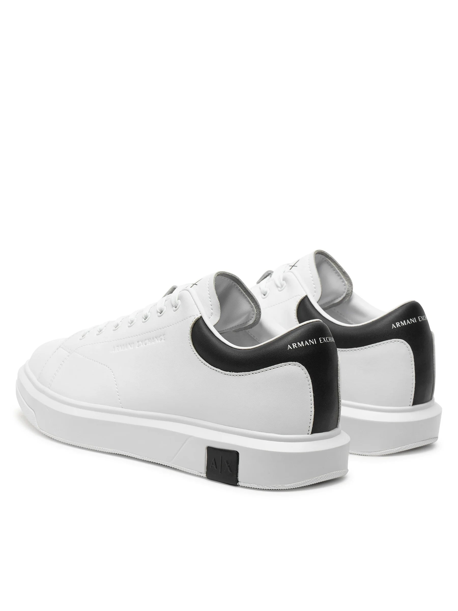 Armani Exchange Sapatilhas Sneakers Shoes Xux123 Xv534 White Blk Branco Preto_shot2