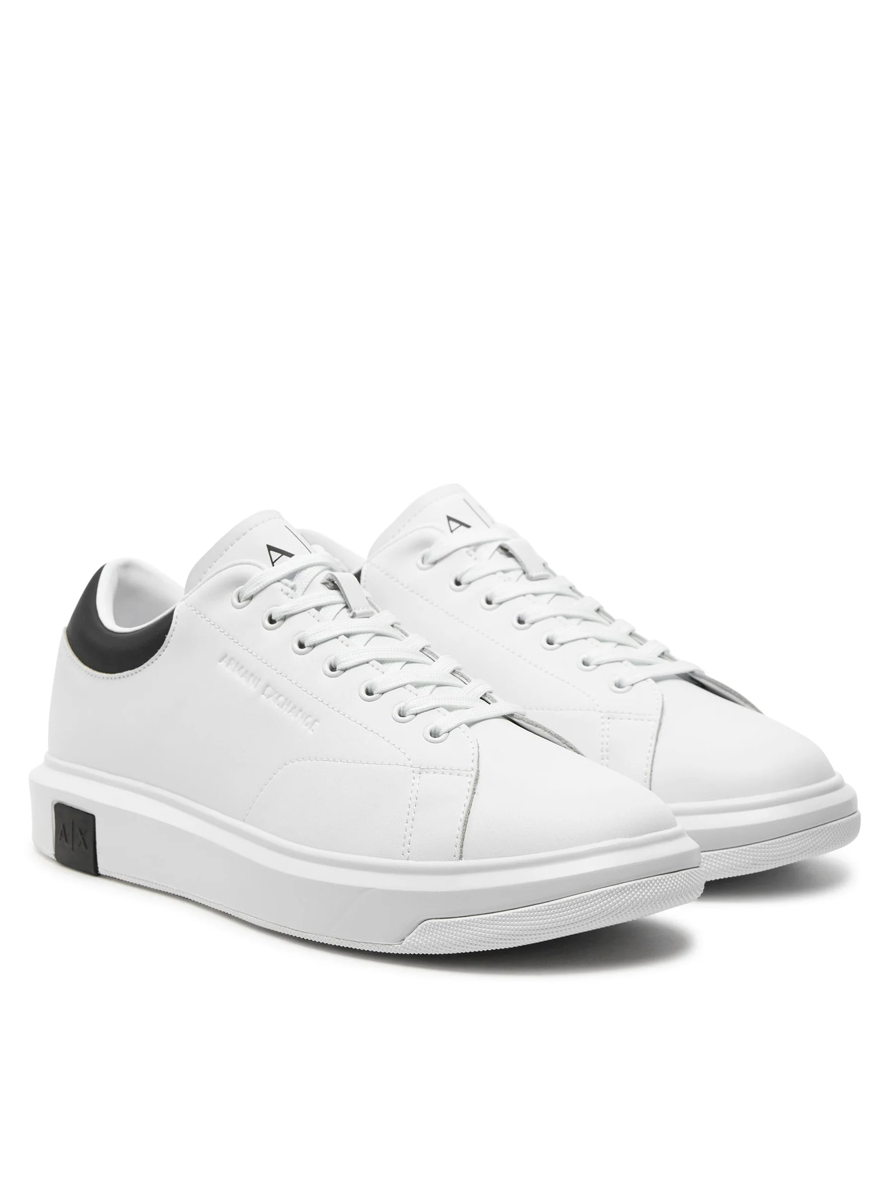 Armani Exchange Sapatilhas Sneakers Shoes Xux123 Xv534 White Blk Branco Preto_shot6