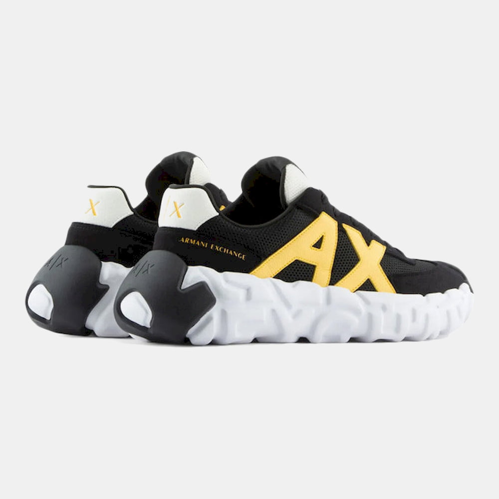 Armani Exchange Sapatilhas Sneakers Shoes Xux153 Xv611 Blk Yellow Preto Amarelo Shot2