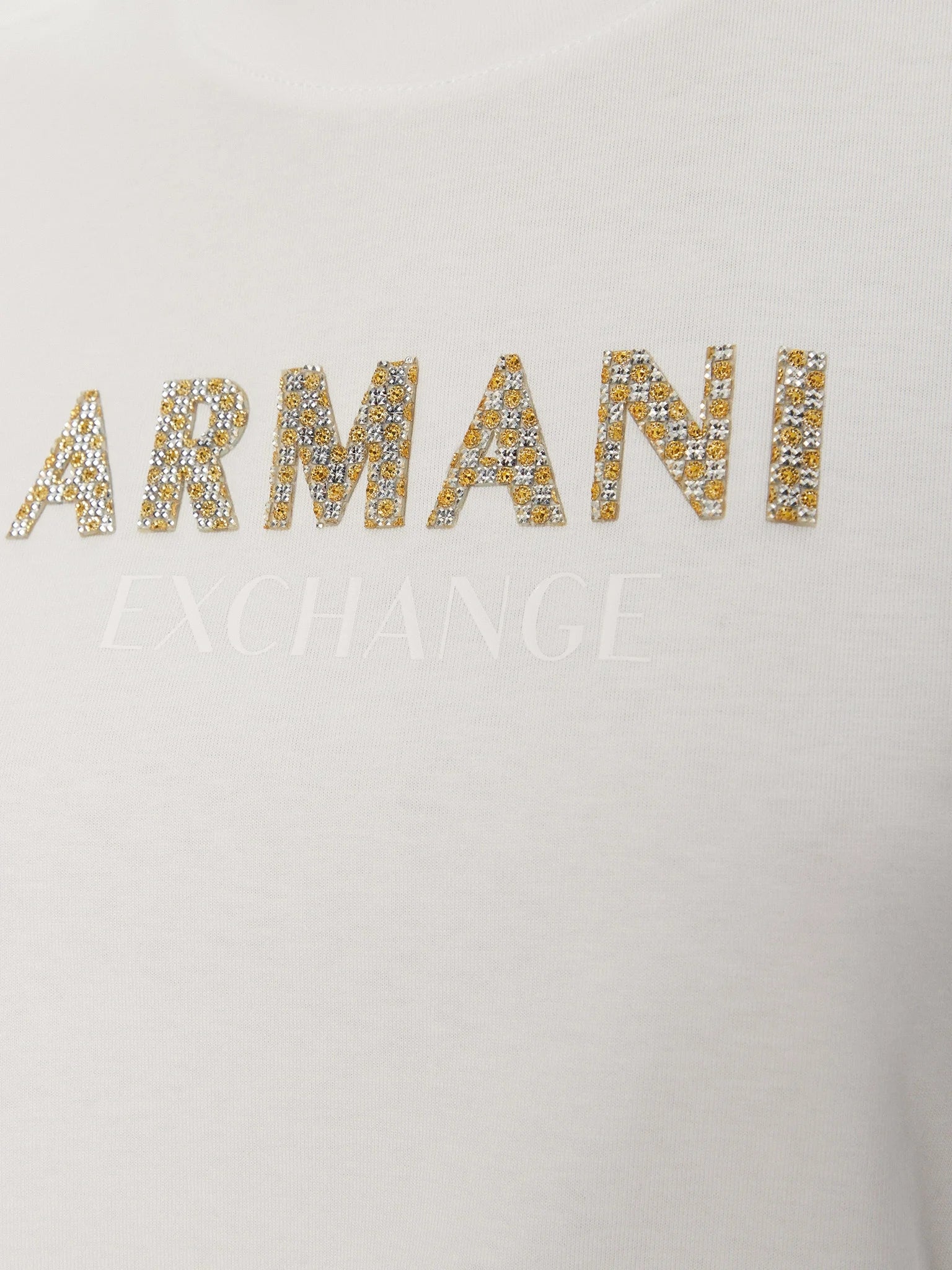 Armani Exchange T Shirt 6dyt36 Yj7vz White Branco_shot4