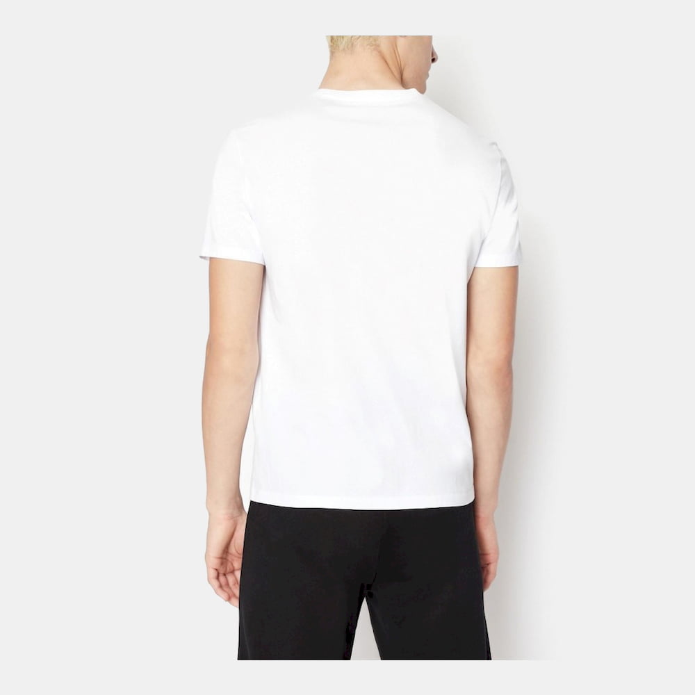 Armani Exchange T Shirt 6lztay Zjfcz White Branco Shot4