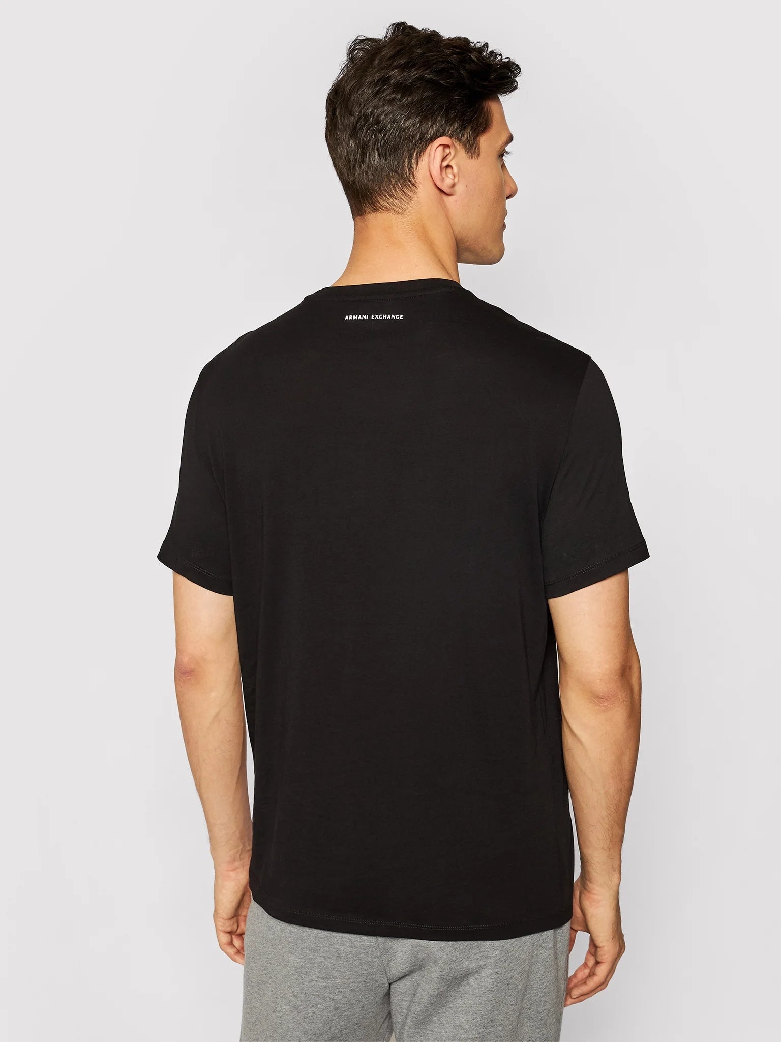 Armani Exchange T Shirt 8nztck Z8h4z Black Preto_shot1