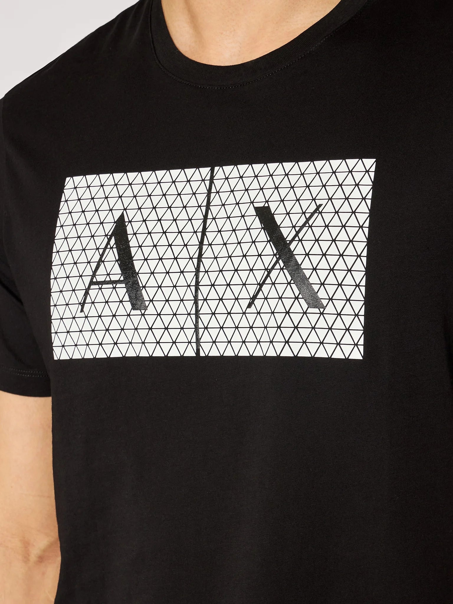 Armani Exchange T Shirt 8nztck Z8h4z Black Preto_shot3