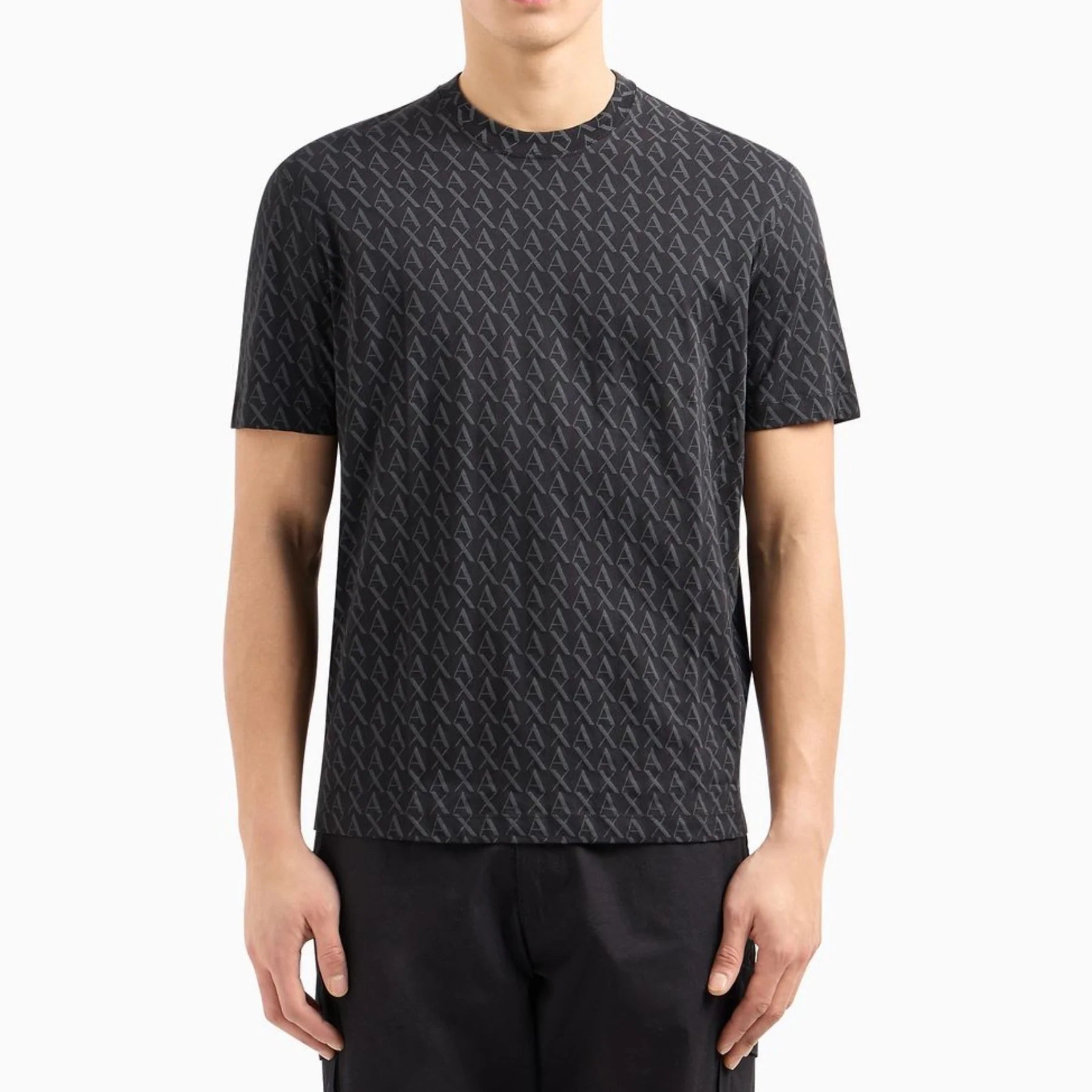 Armani Exchange T Shirt 8nztcw Zjh4z Black.logo Preto_shot1