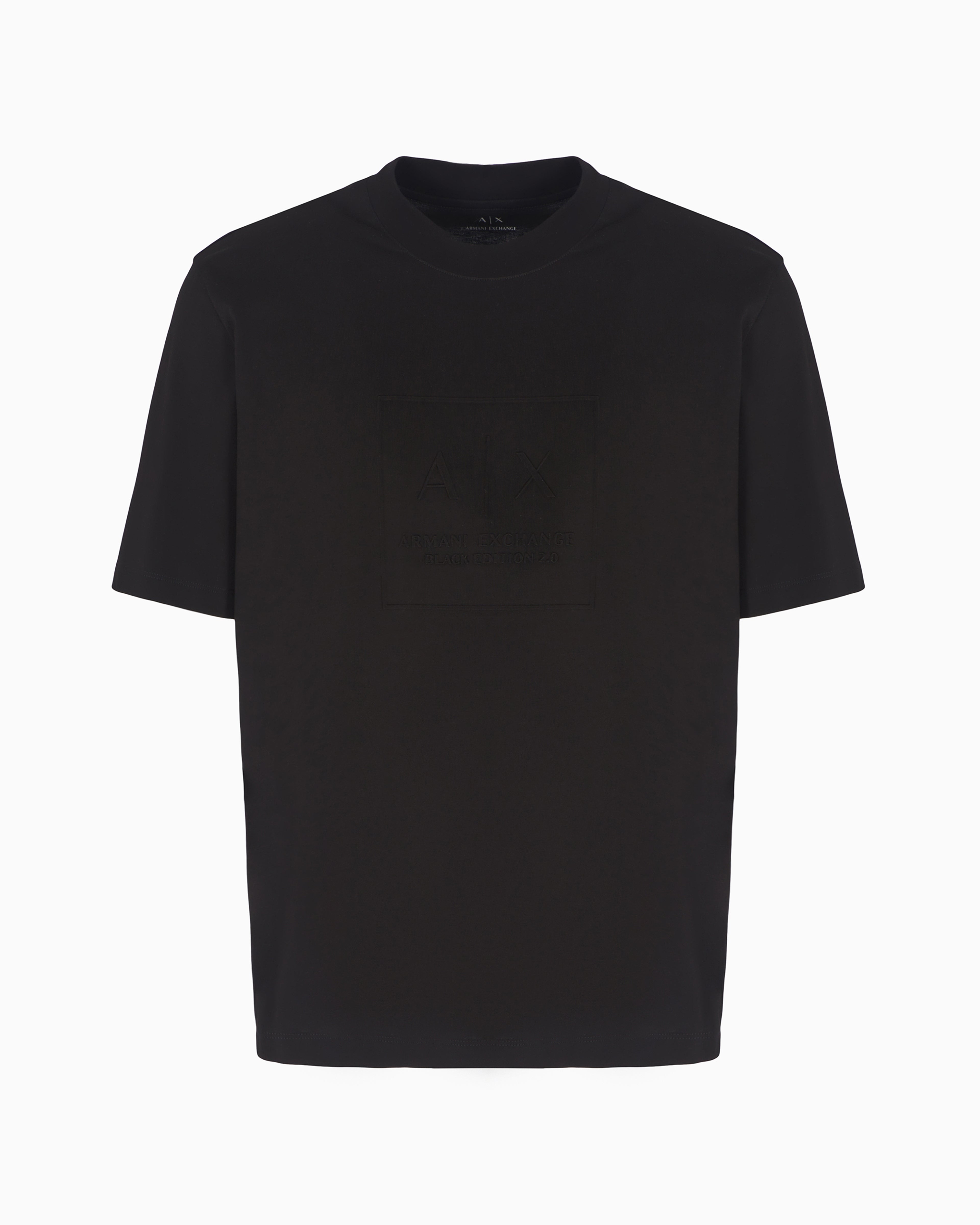 Armani Exchange T Shirt Xm000089 Af10361 Black Preto_shot3