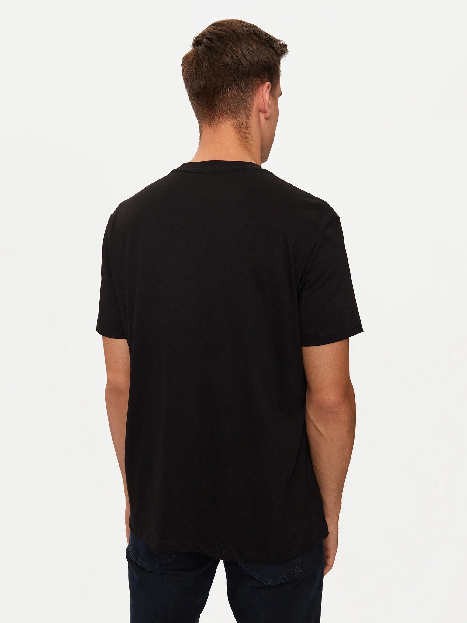 Armani Exchange T Shirt Xm000127 Af10356 Black Preto_shot3