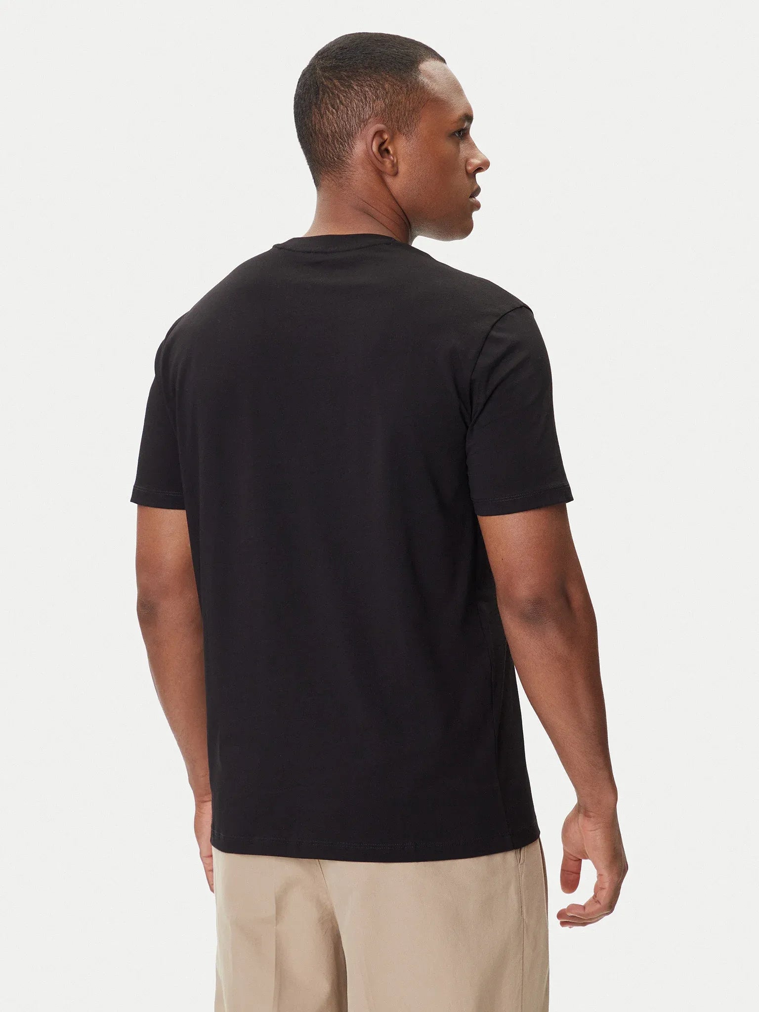 Armani Exchange T Shirt Xm001425 Af10361 Black Preto_shot3