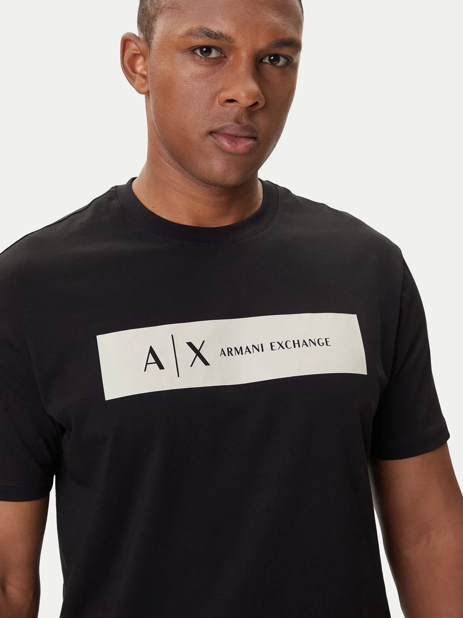 Armani Exchange T Shirt Xm001425 Af10361 Black Preto_shot4