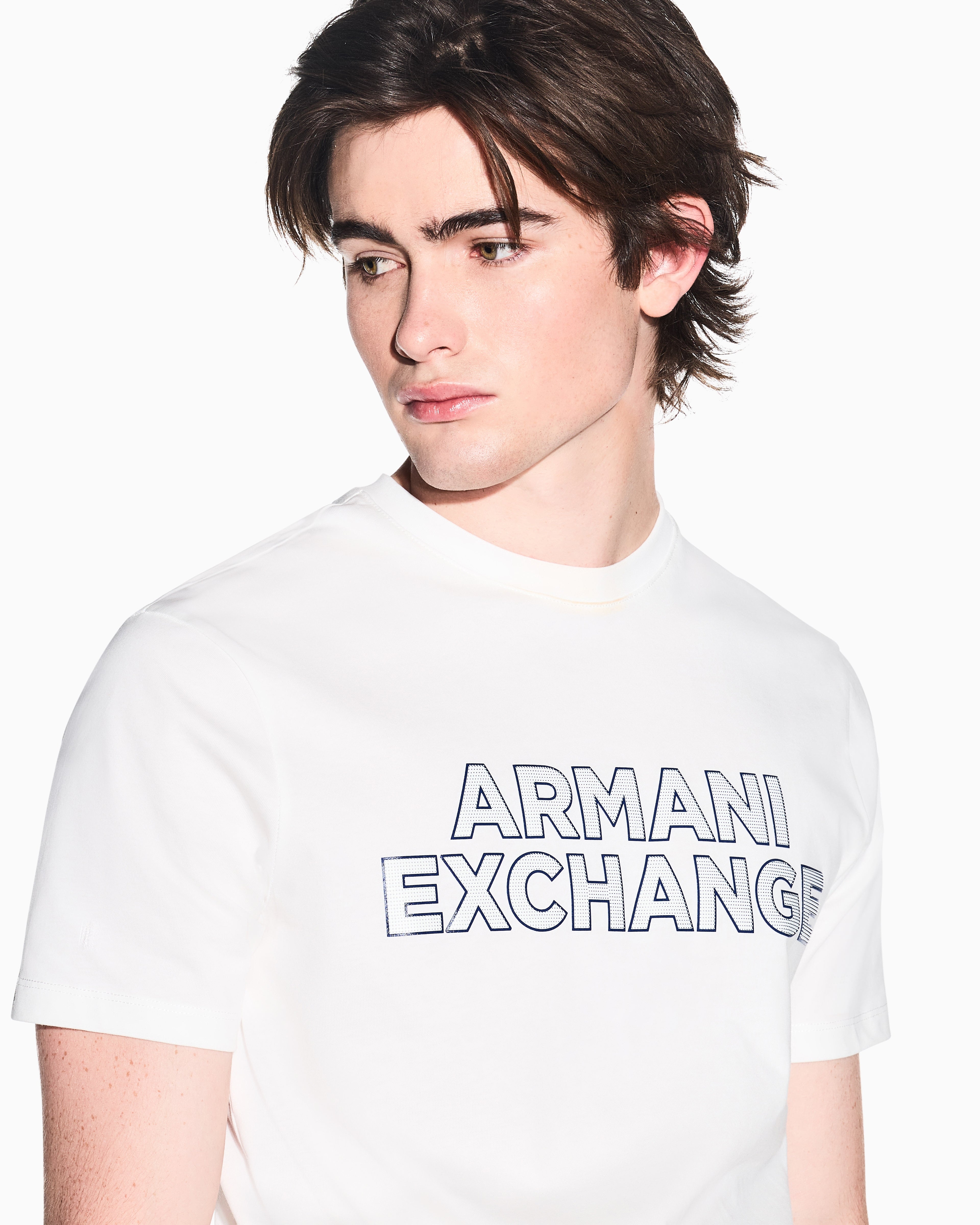 Armani Exchange T Shirt Xm002413 Af10361 White Branco_shot1