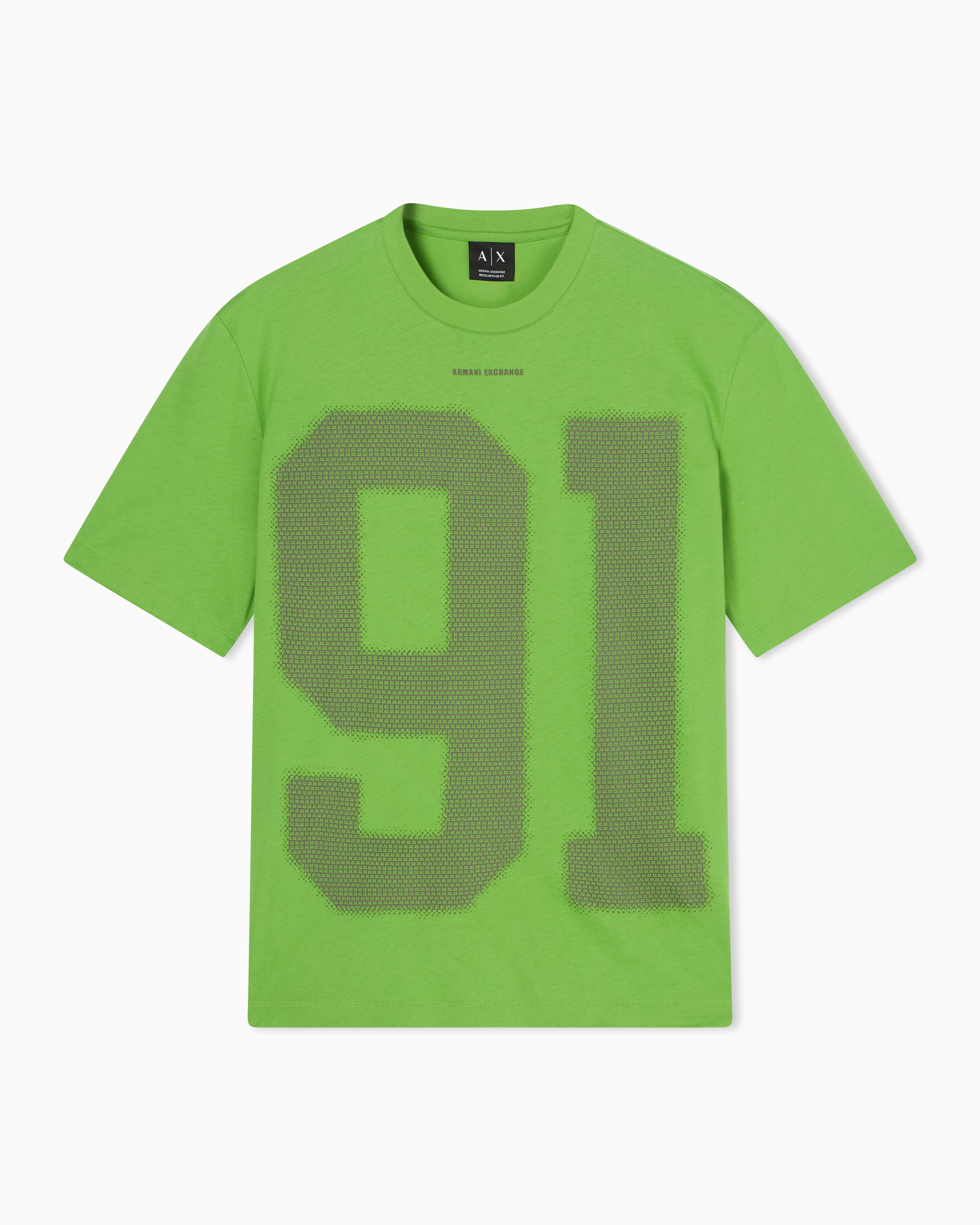 Armani Exchange T Shirt Xm002510 Af10358 Green Verde_shot3